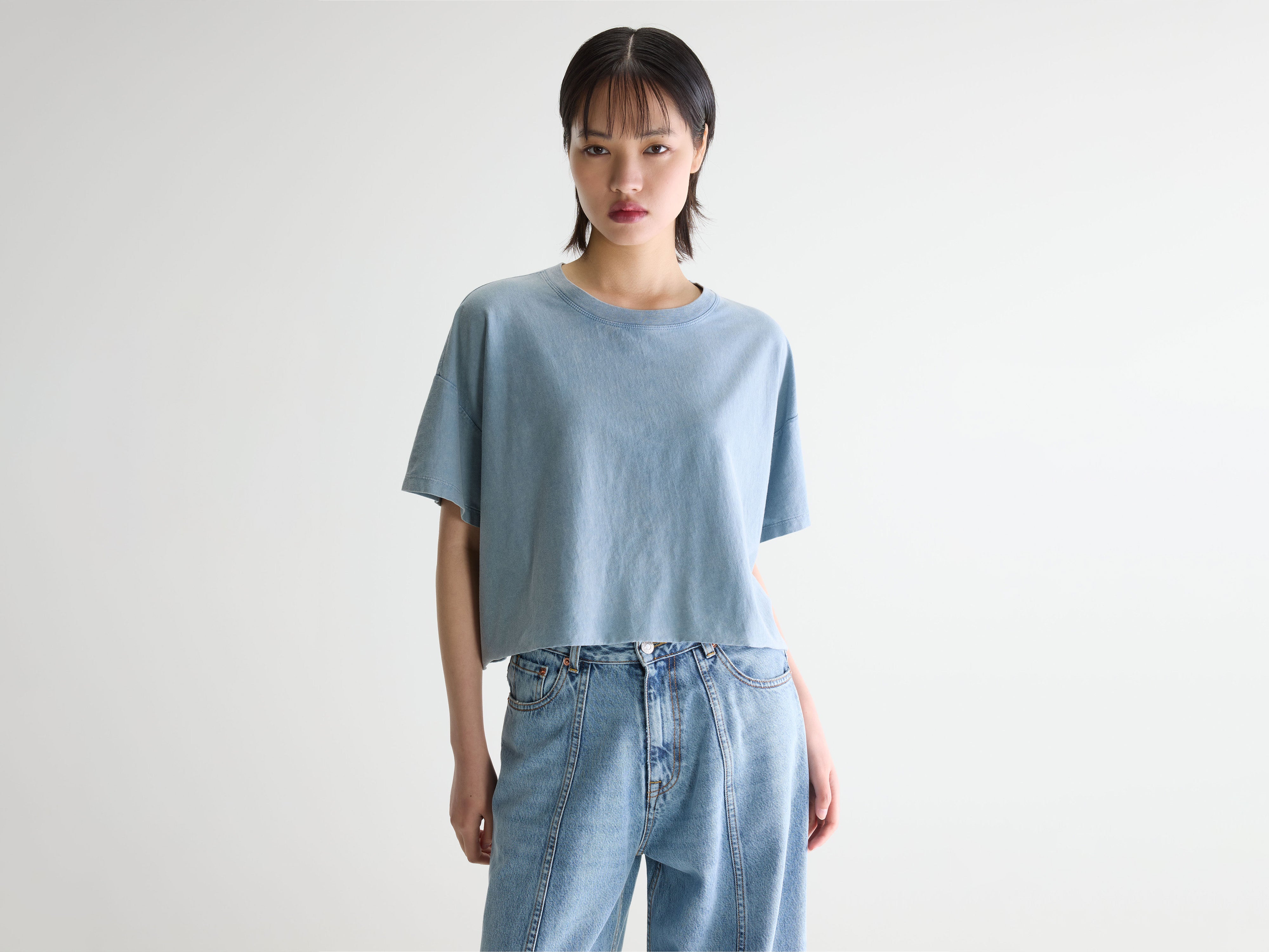 Farpy cropped t-shirt (261 / W / ARTIC)