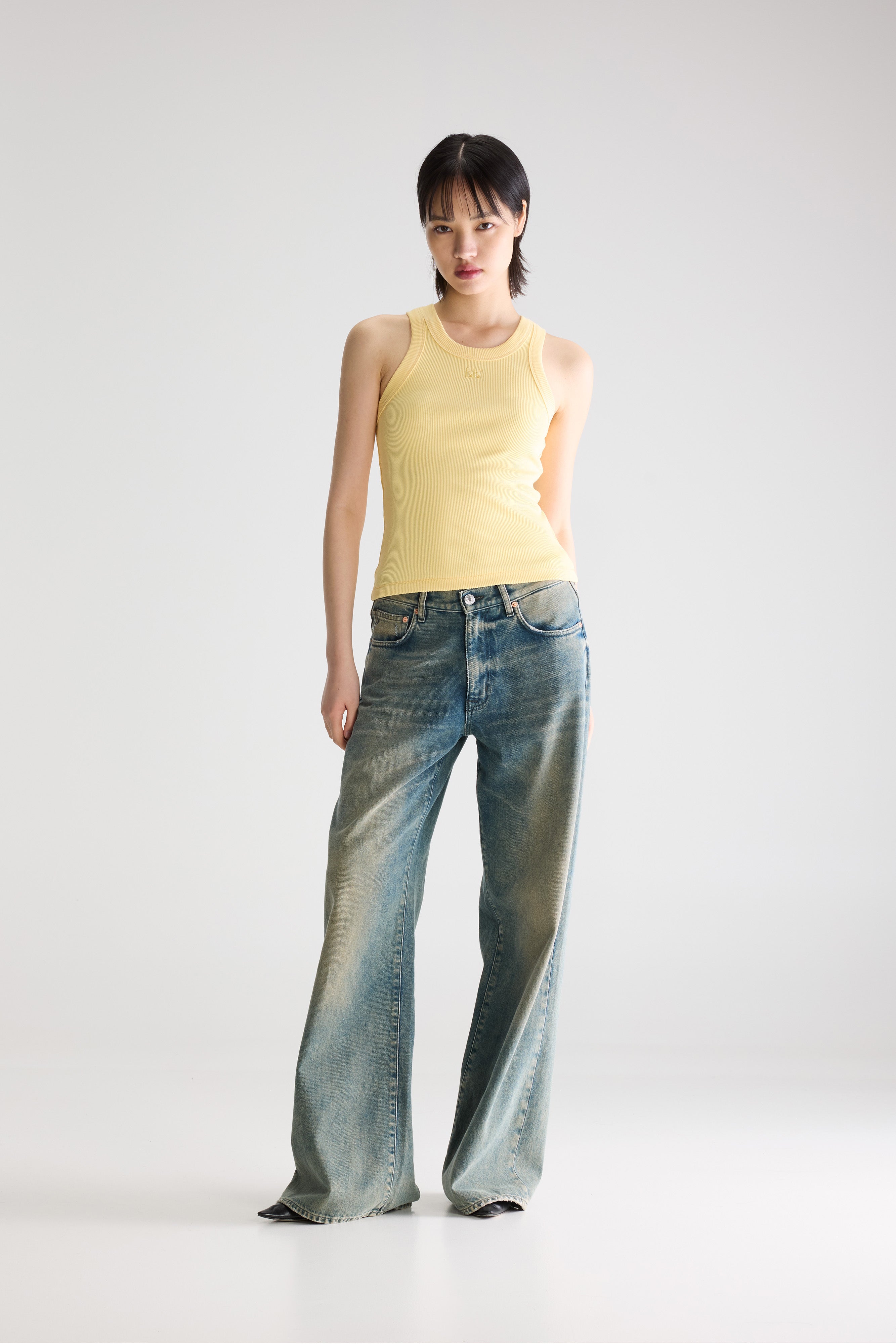 Fikas slim tank top (261 / W / PAILLE)