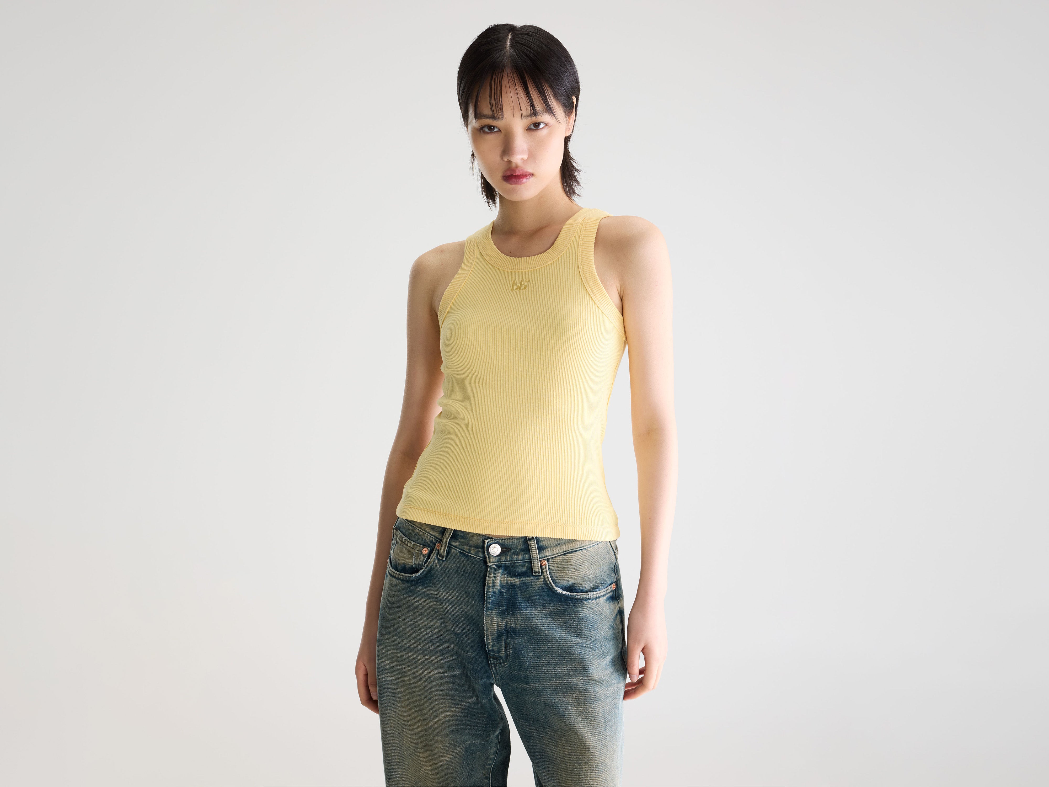 Fikas slim tank top (261 / W / PAILLE)