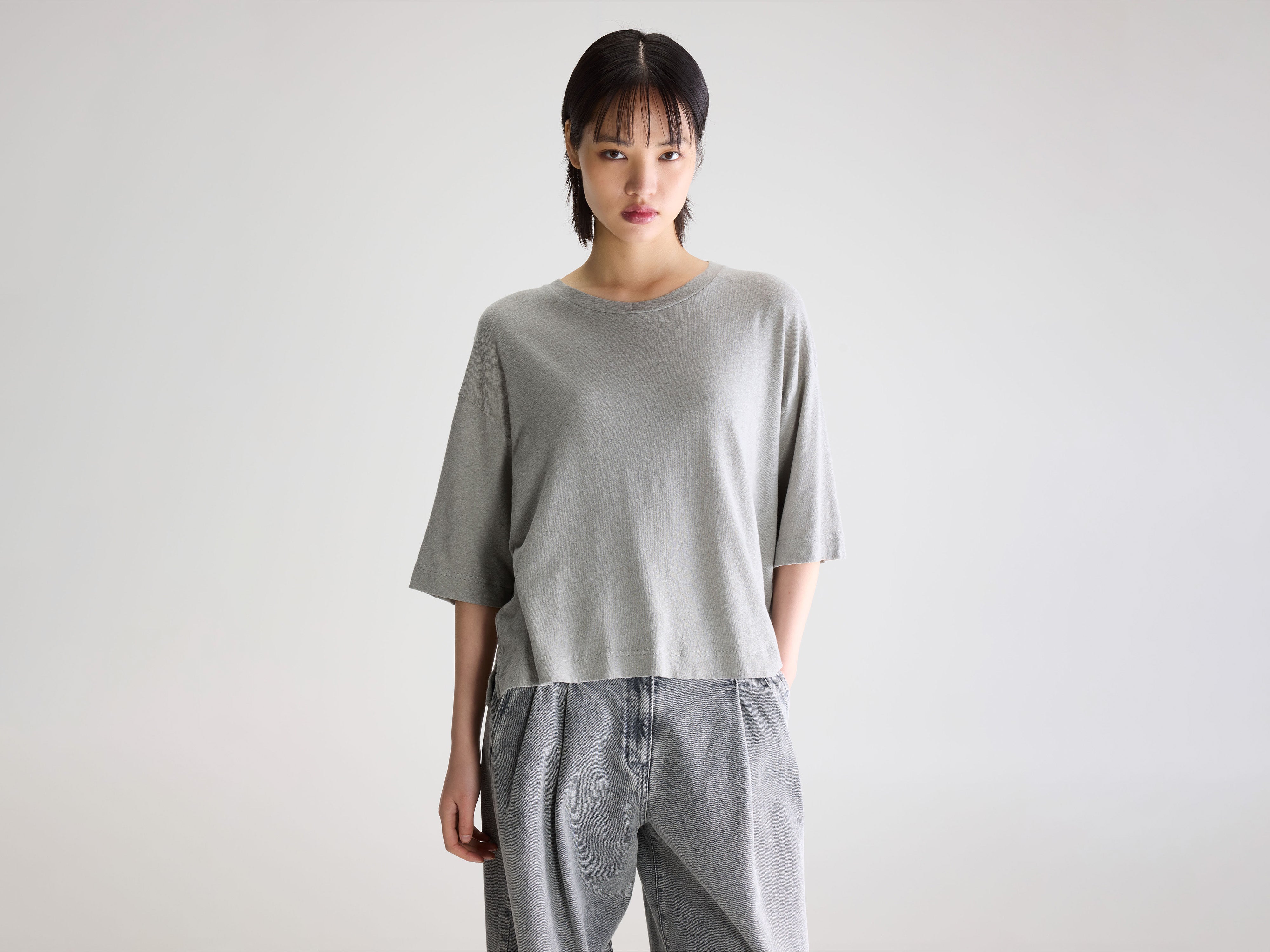 Vydel short-sleeve t-shirt (261 / W / STEEL)