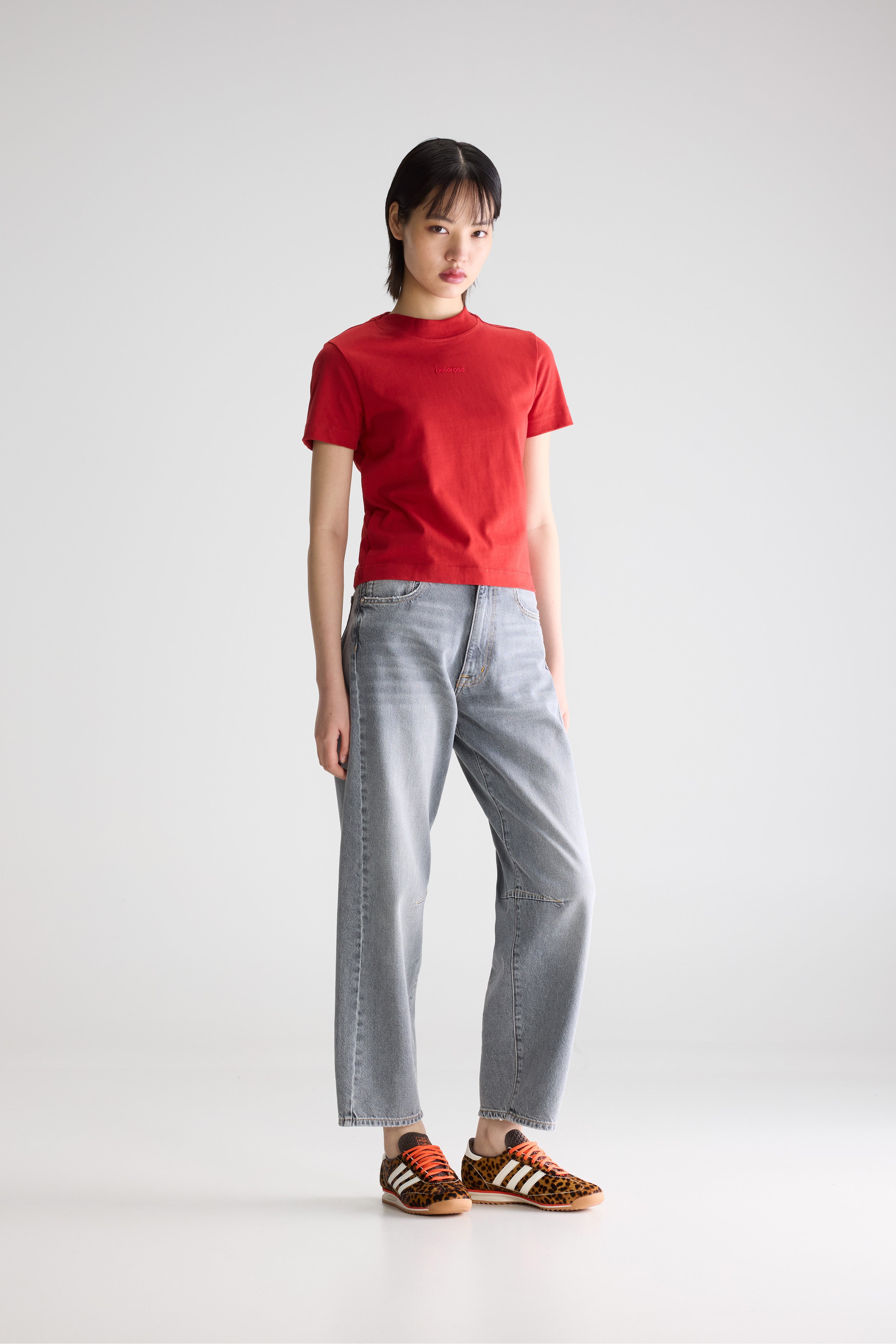 Flec slim t-shirt (261 / W / ECARLATE)