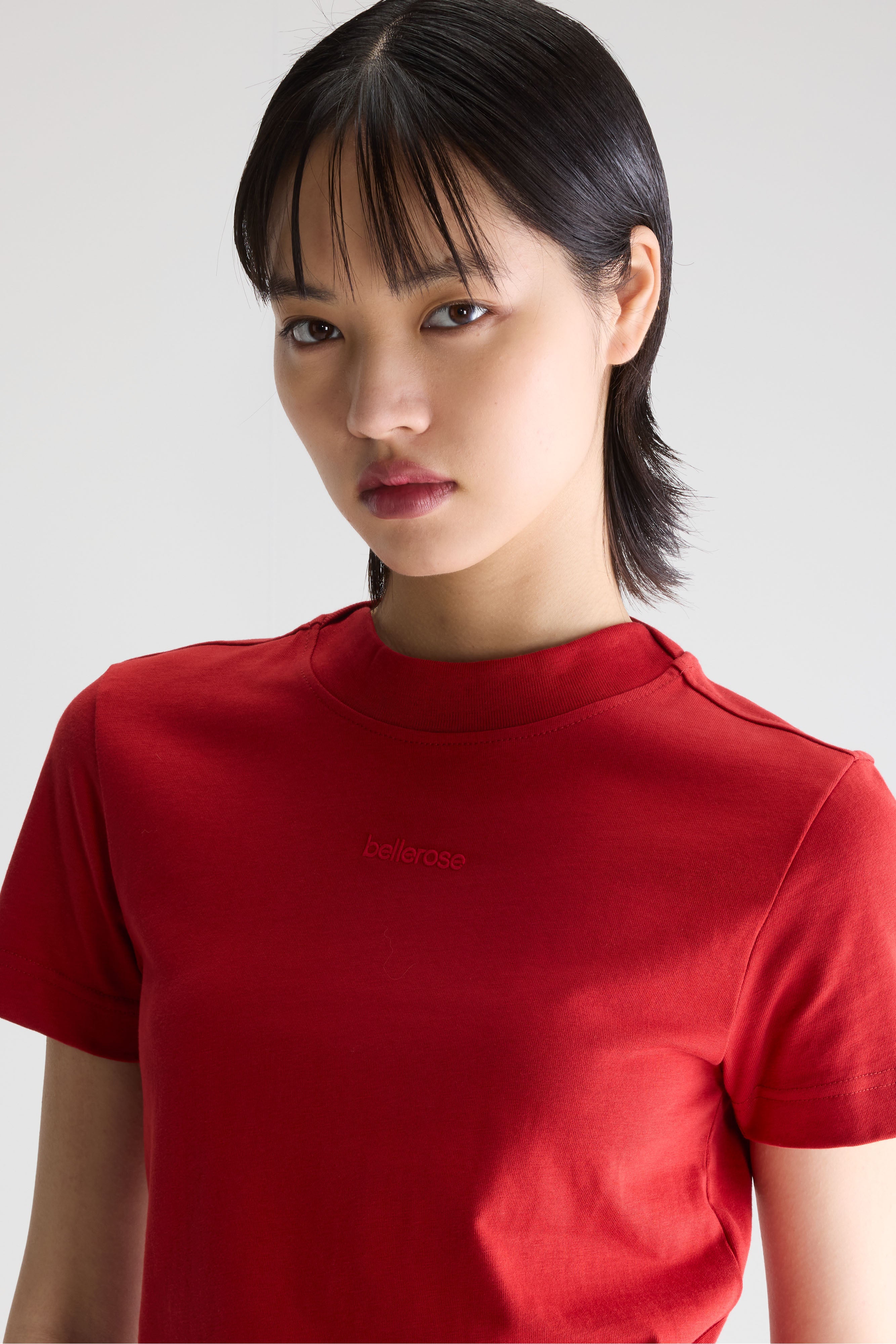 Flec slim t-shirt (261 / W / ECARLATE)