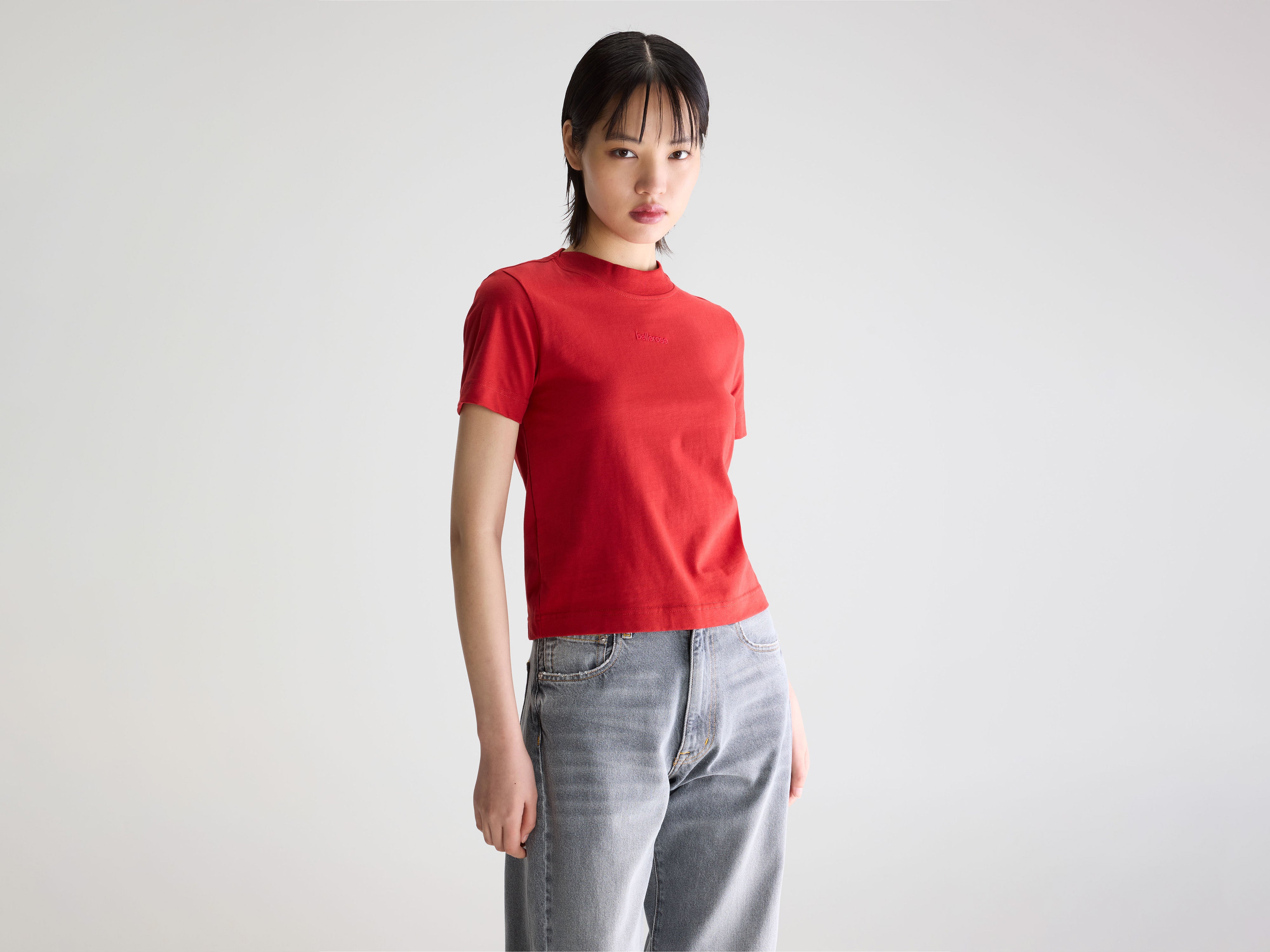 Flec slim t-shirt (261 / W / ECARLATE)
