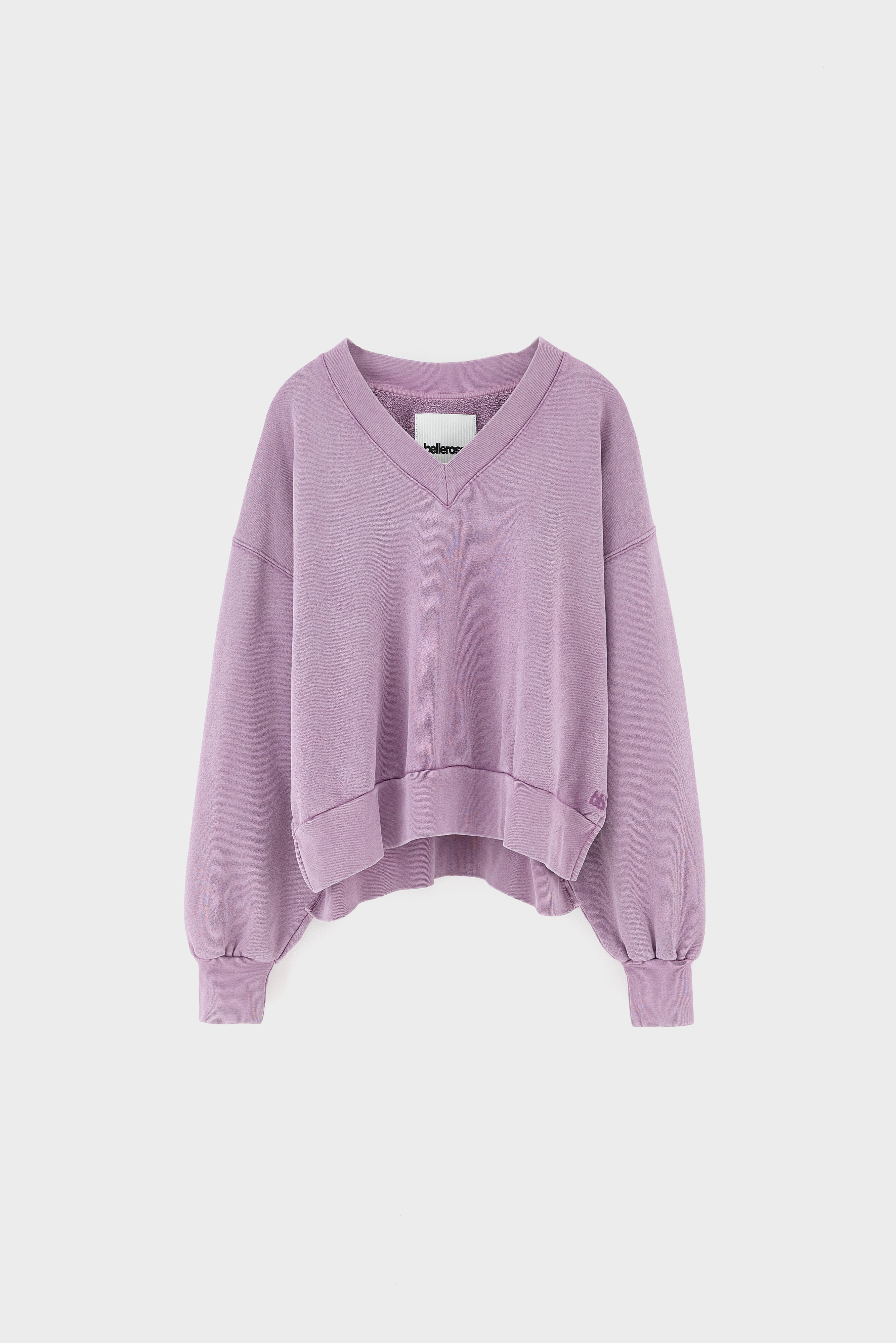 Varola v-neck sweatshirt (261 / W / CROCUS)