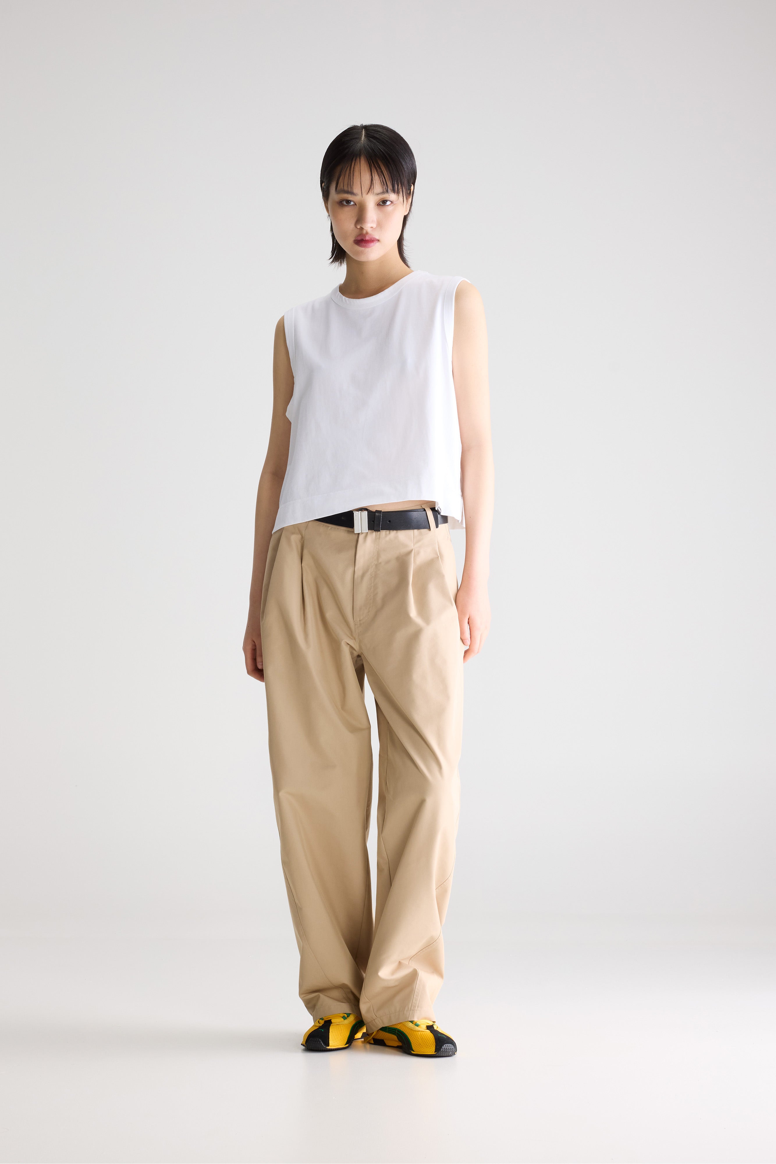 Cuare regular tank top (261 / W / WHITE)