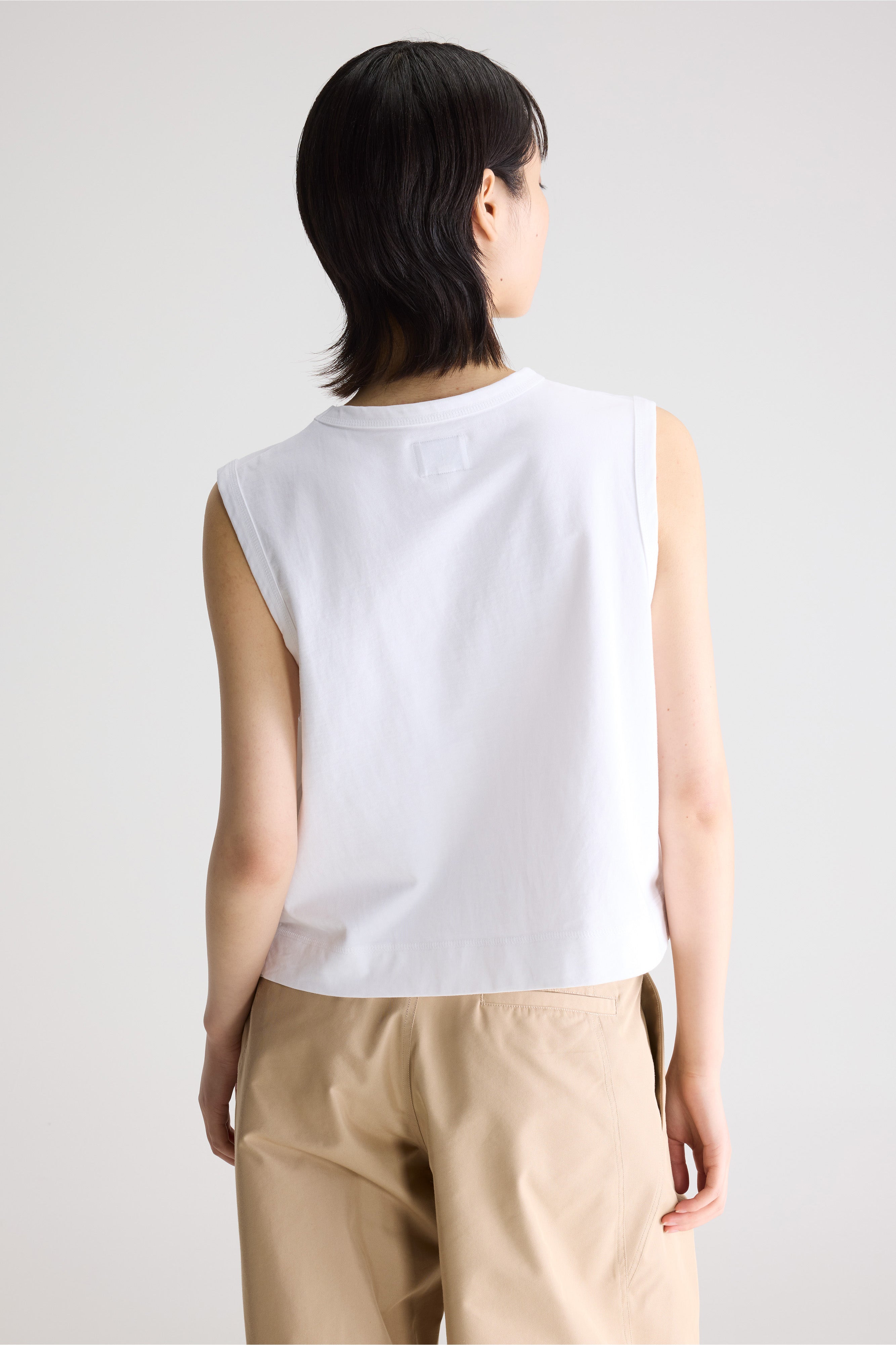 Cuare regular tank top (261 / W / WHITE)