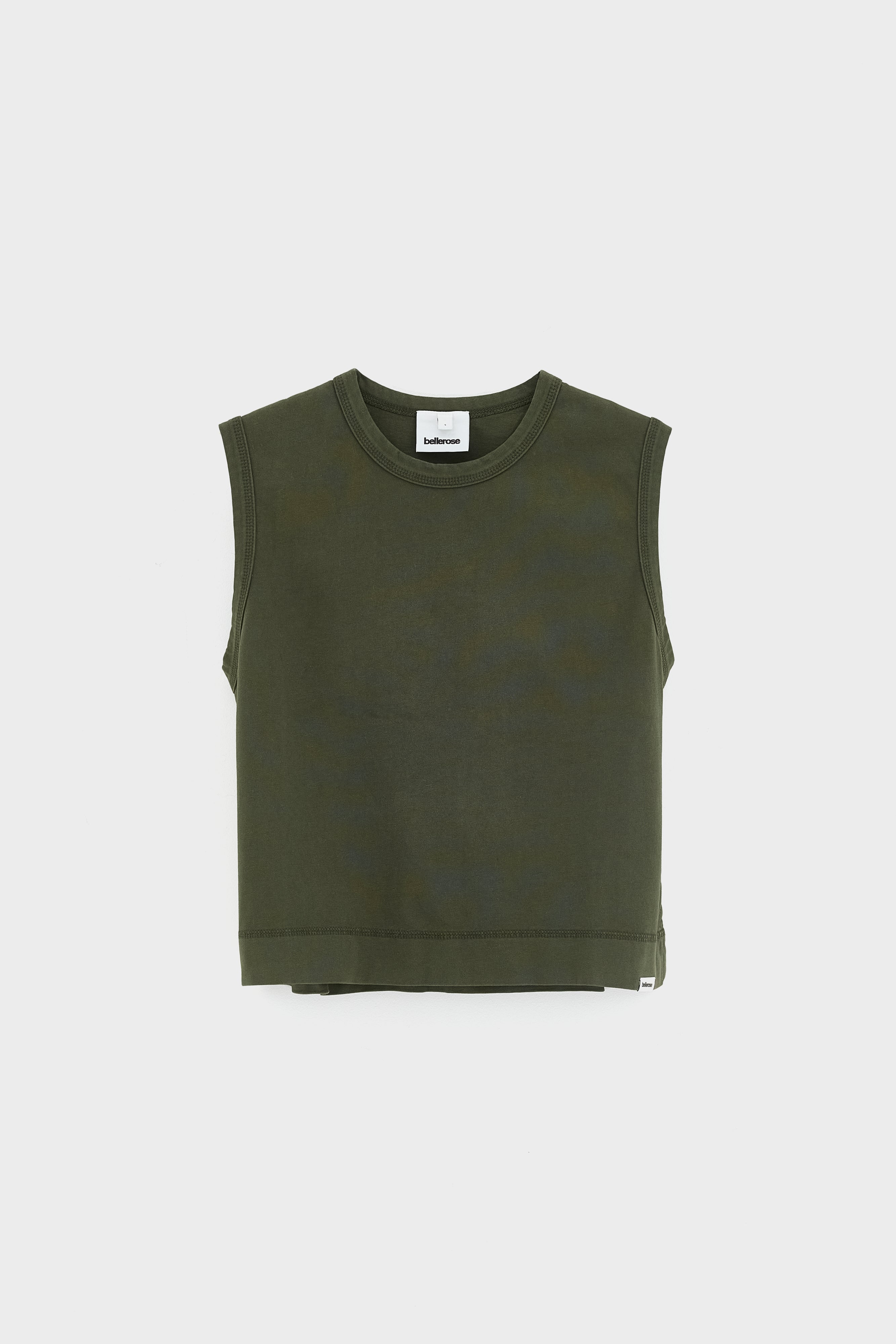 Cuare regular tank top (261 / W / MOSS)