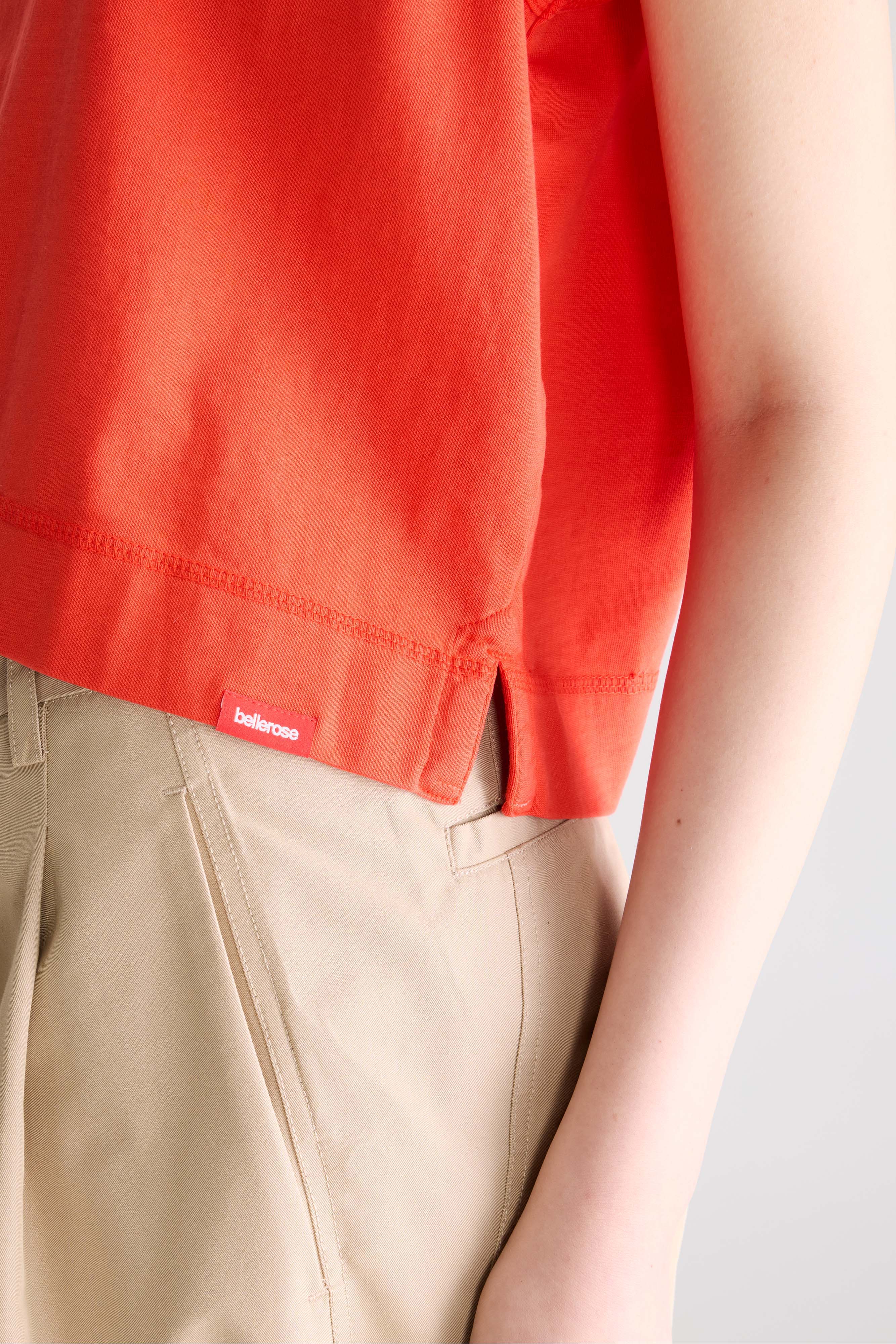 Cuare regular tank top (261 / W / MASSAI RED)