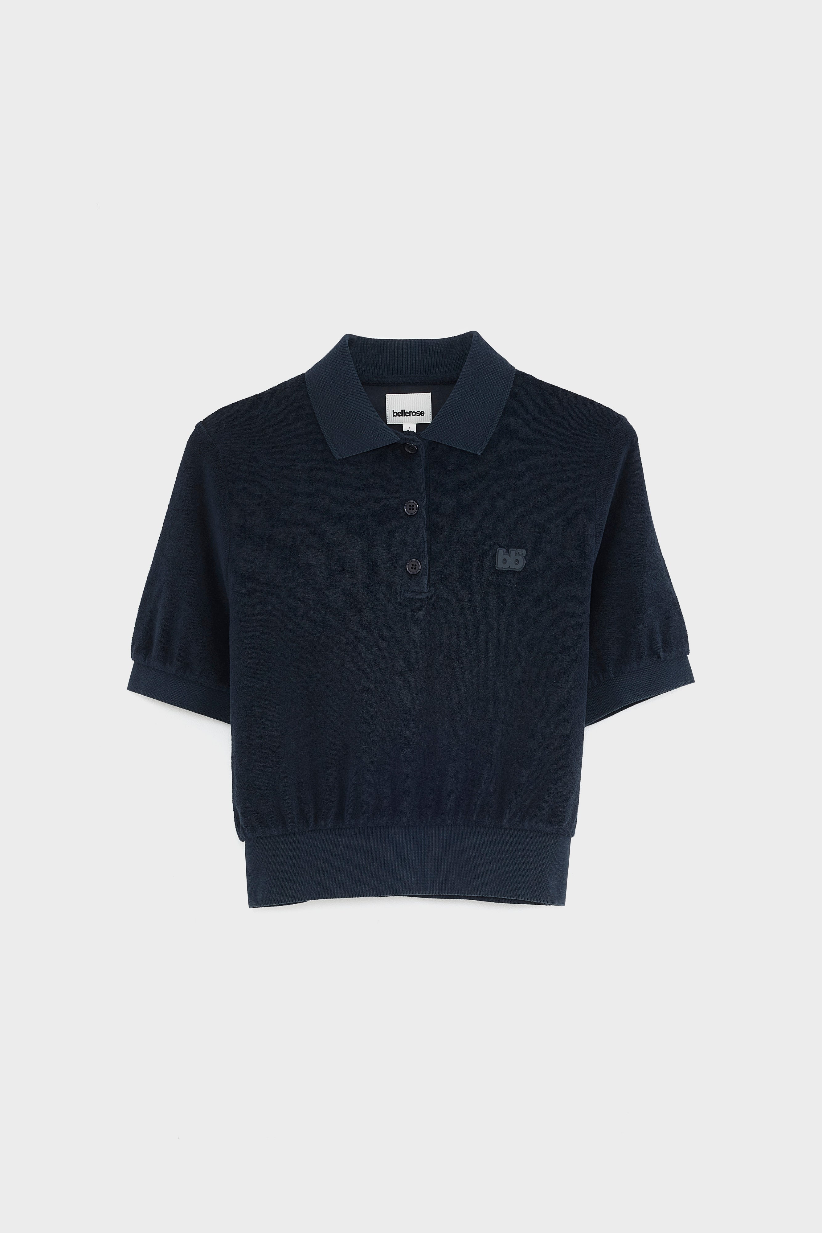 Polo en éponge Crixus (261 / W / NAVY)