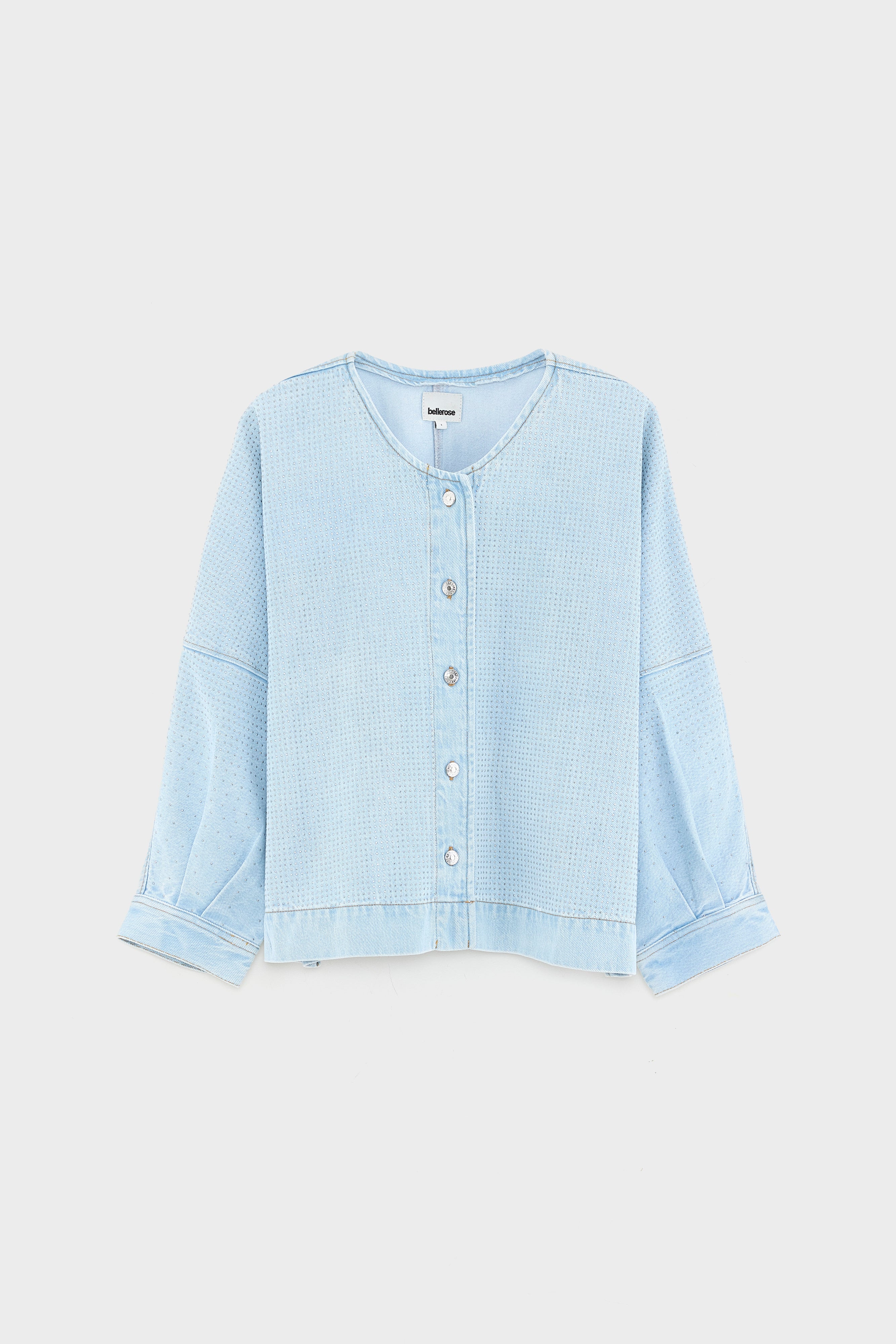 Pinda denim blouse (261 / W / BLEACH)