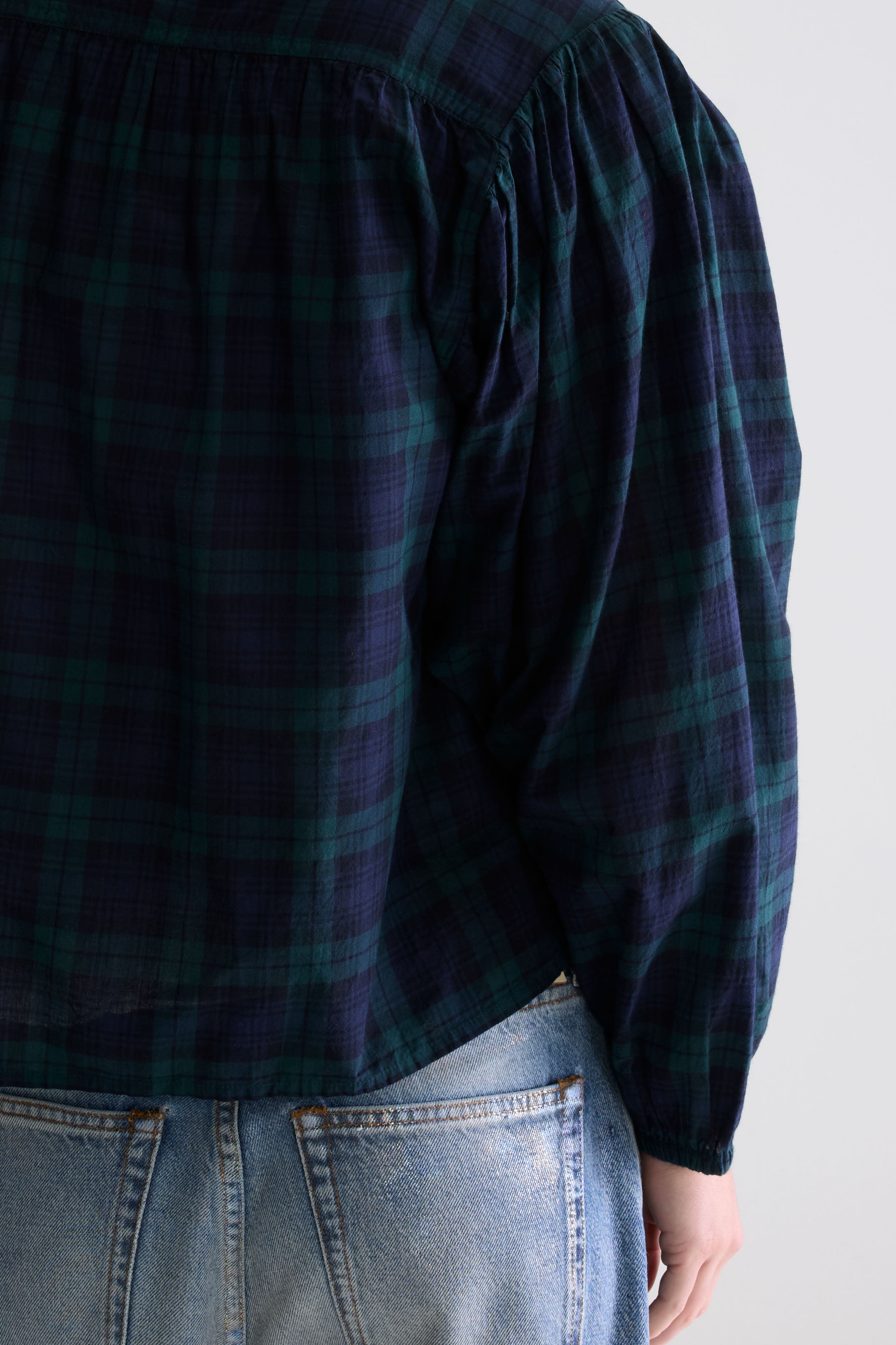 Cherry checked blouse (261 / W / CHECK A)