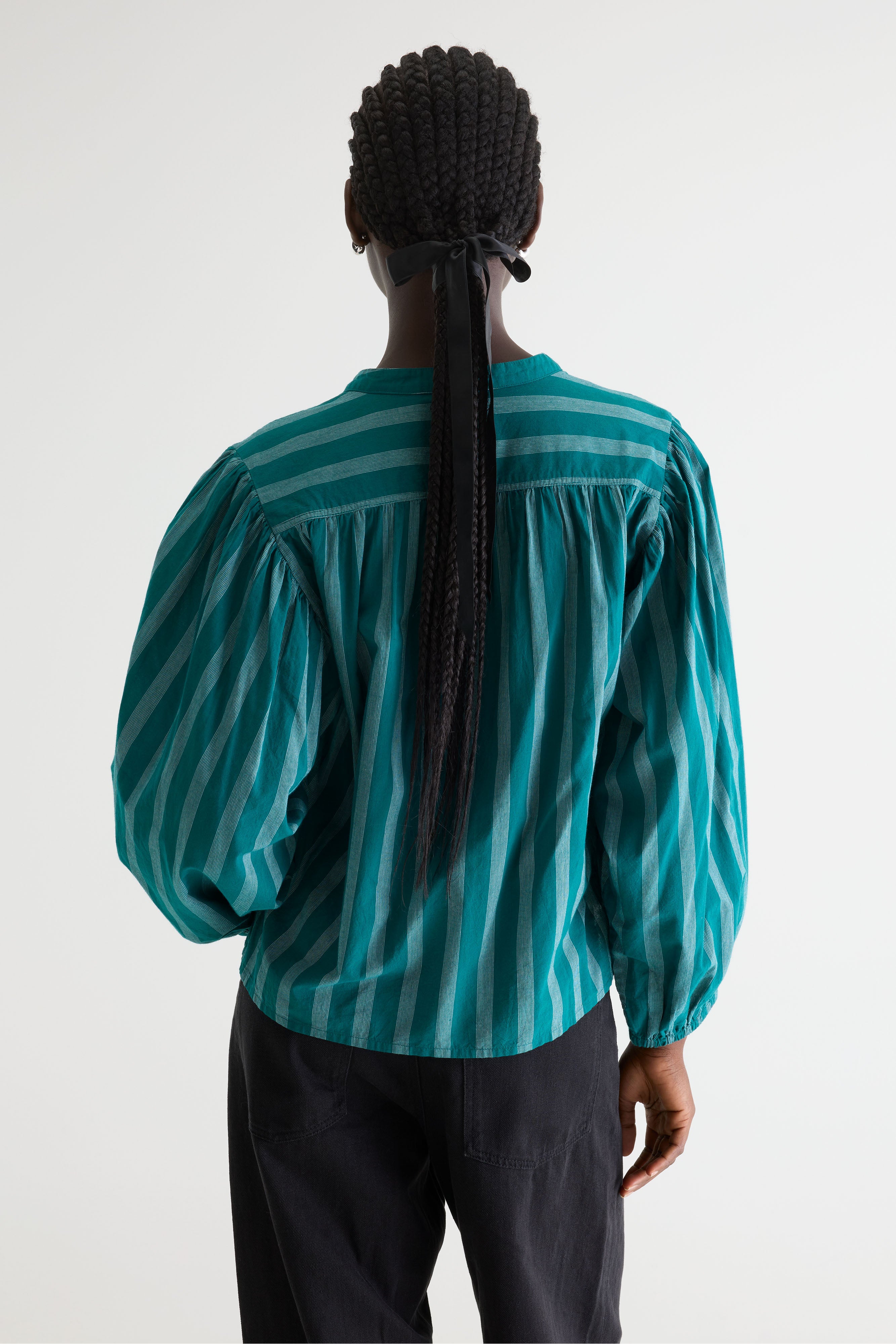 Cherry striped blouse (261 / W / STRIPE A)