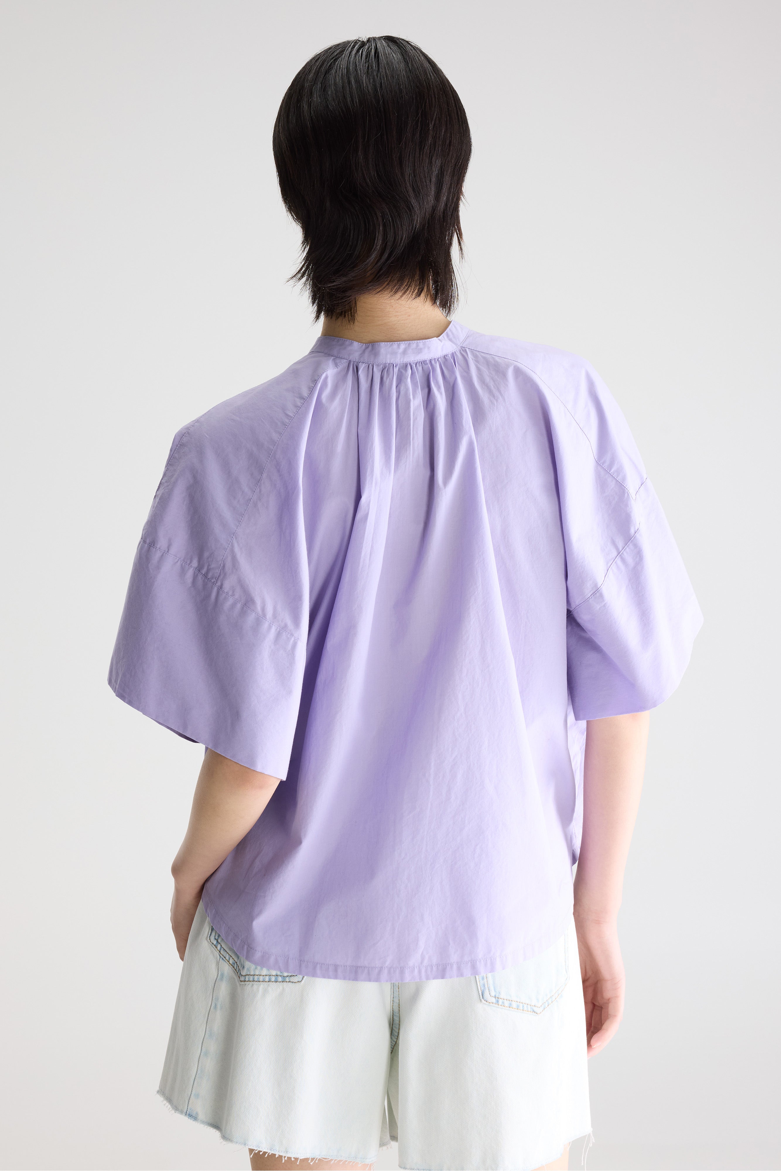 Cloe sleeveless shirt (261 / W / IRIS)