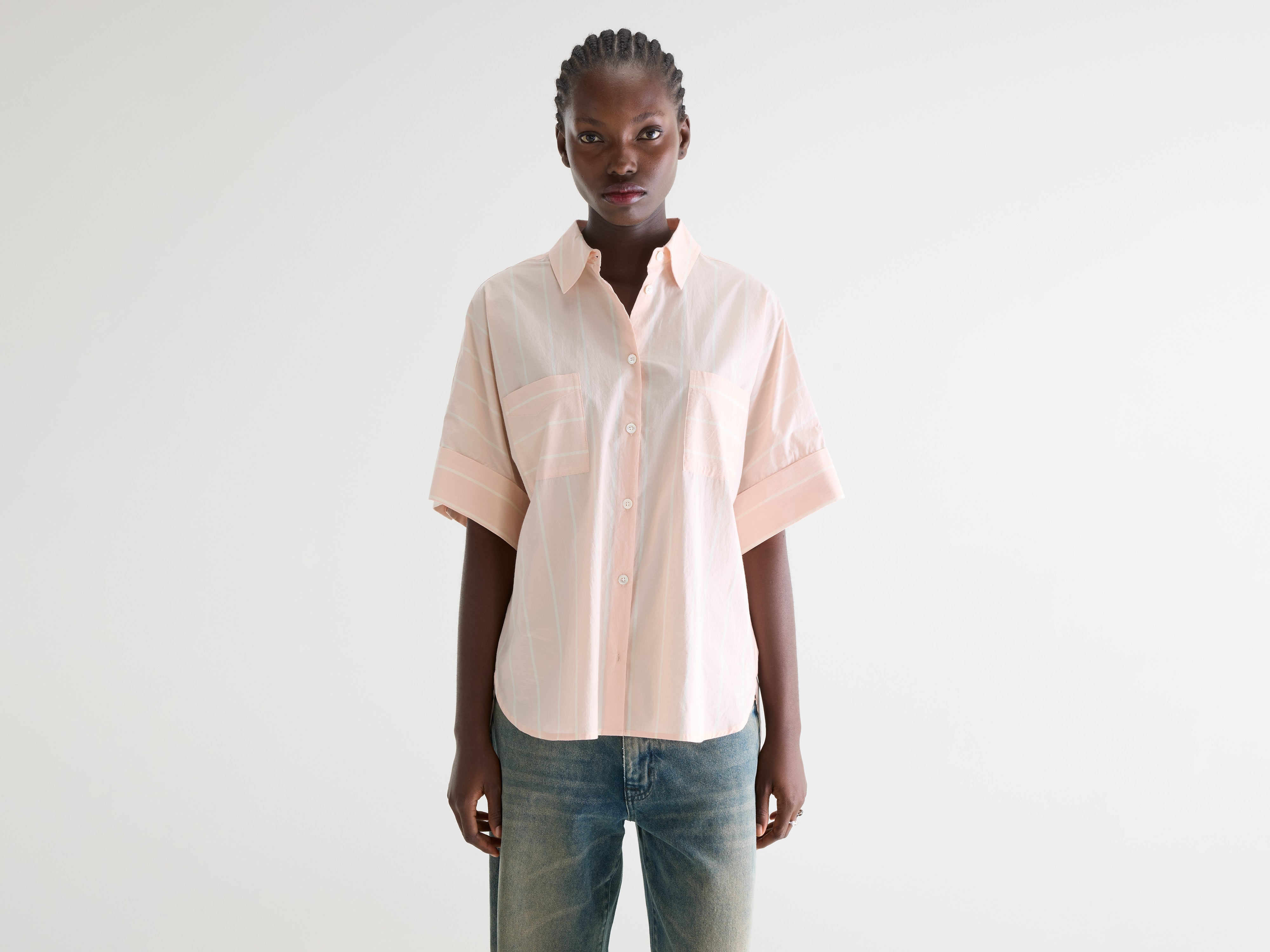 Jay short-sleeve shirt (261 / W / STRIPE A)