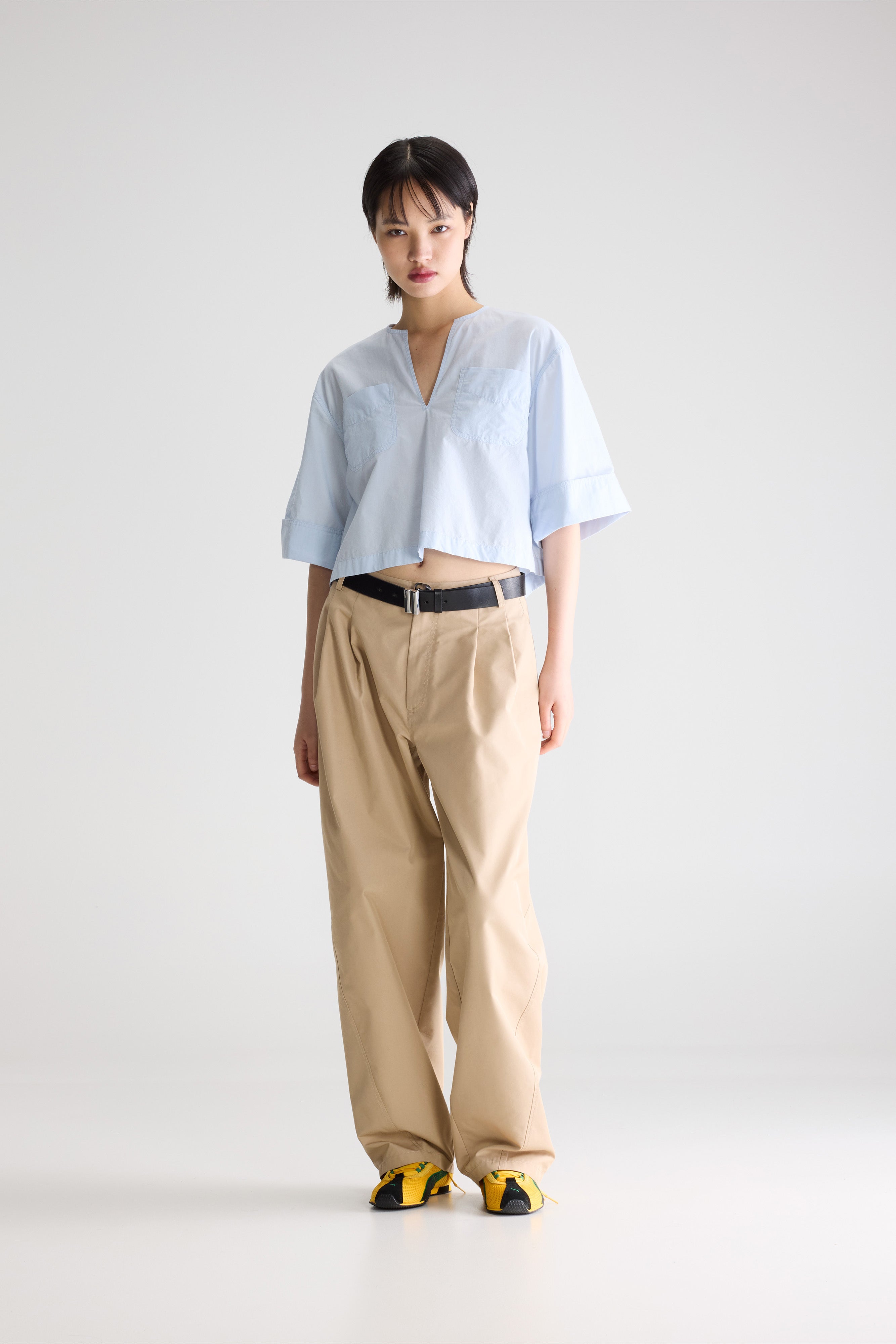 Chalk relaxed shirt (261 / W / MIST)