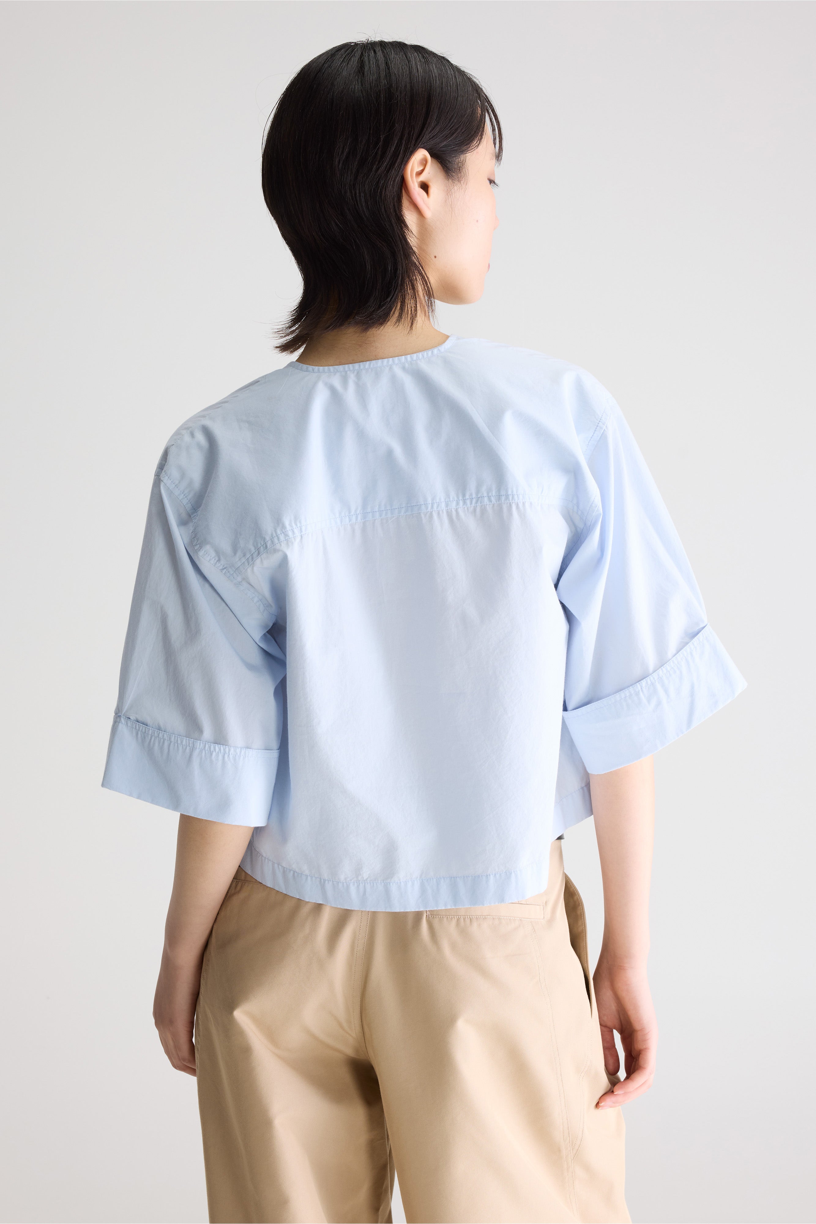 Chalk relaxed shirt (261 / W / MIST)