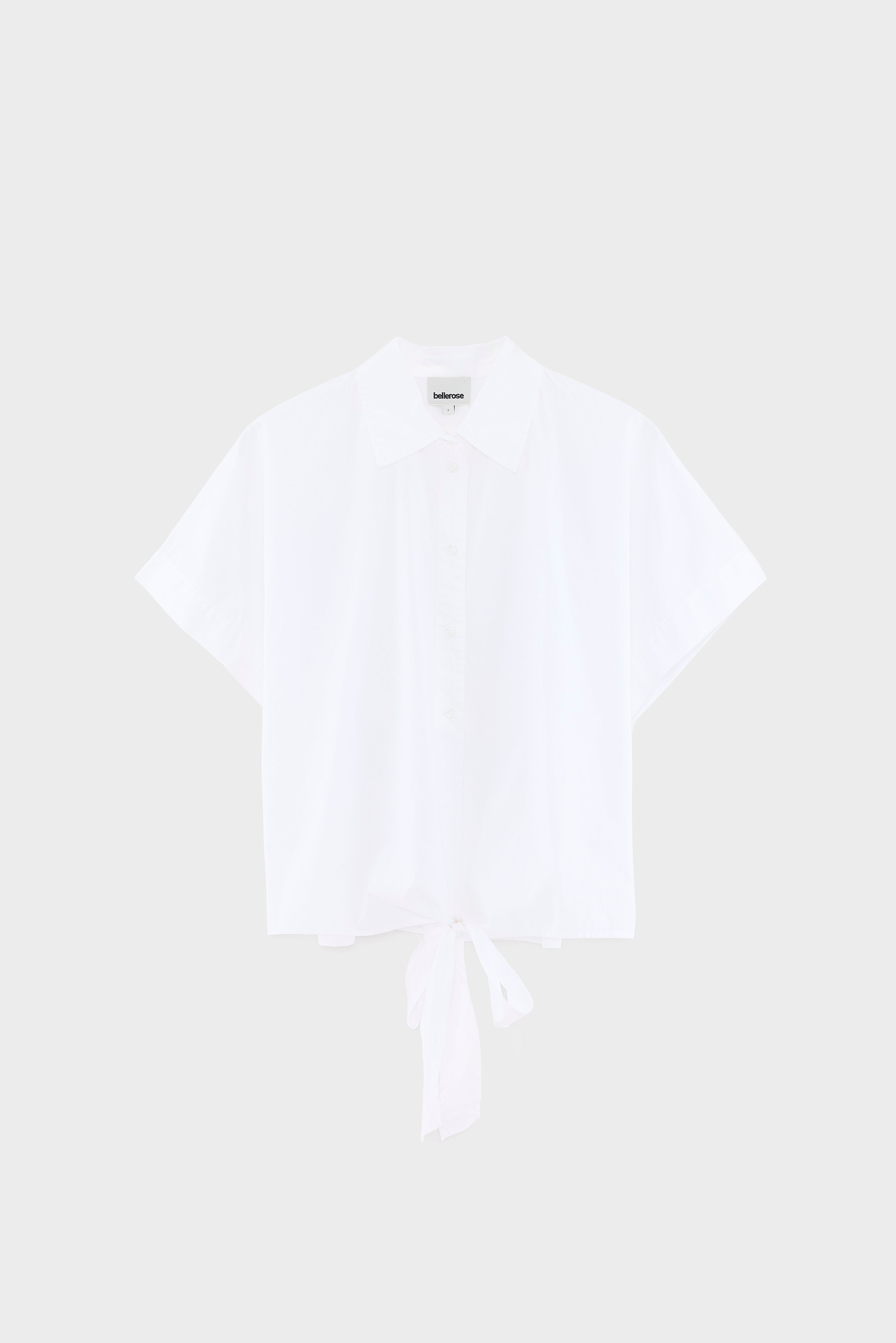 Coral tie-up blouse (261 / W / WHITE)