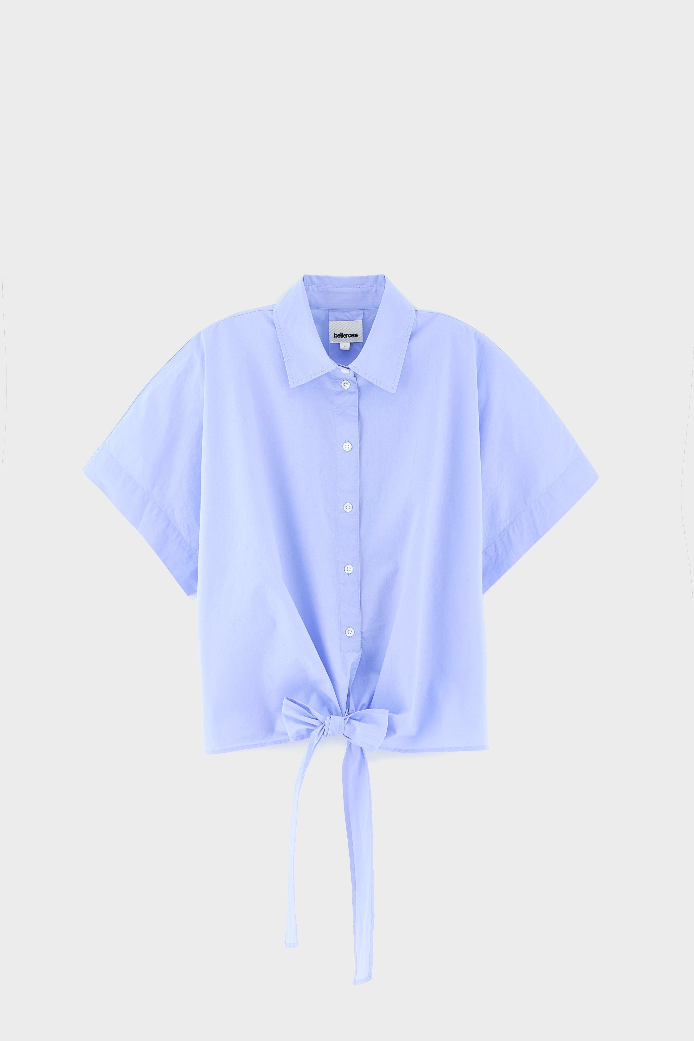 Coral tie-up blouse (261 / W / LAVENDER)