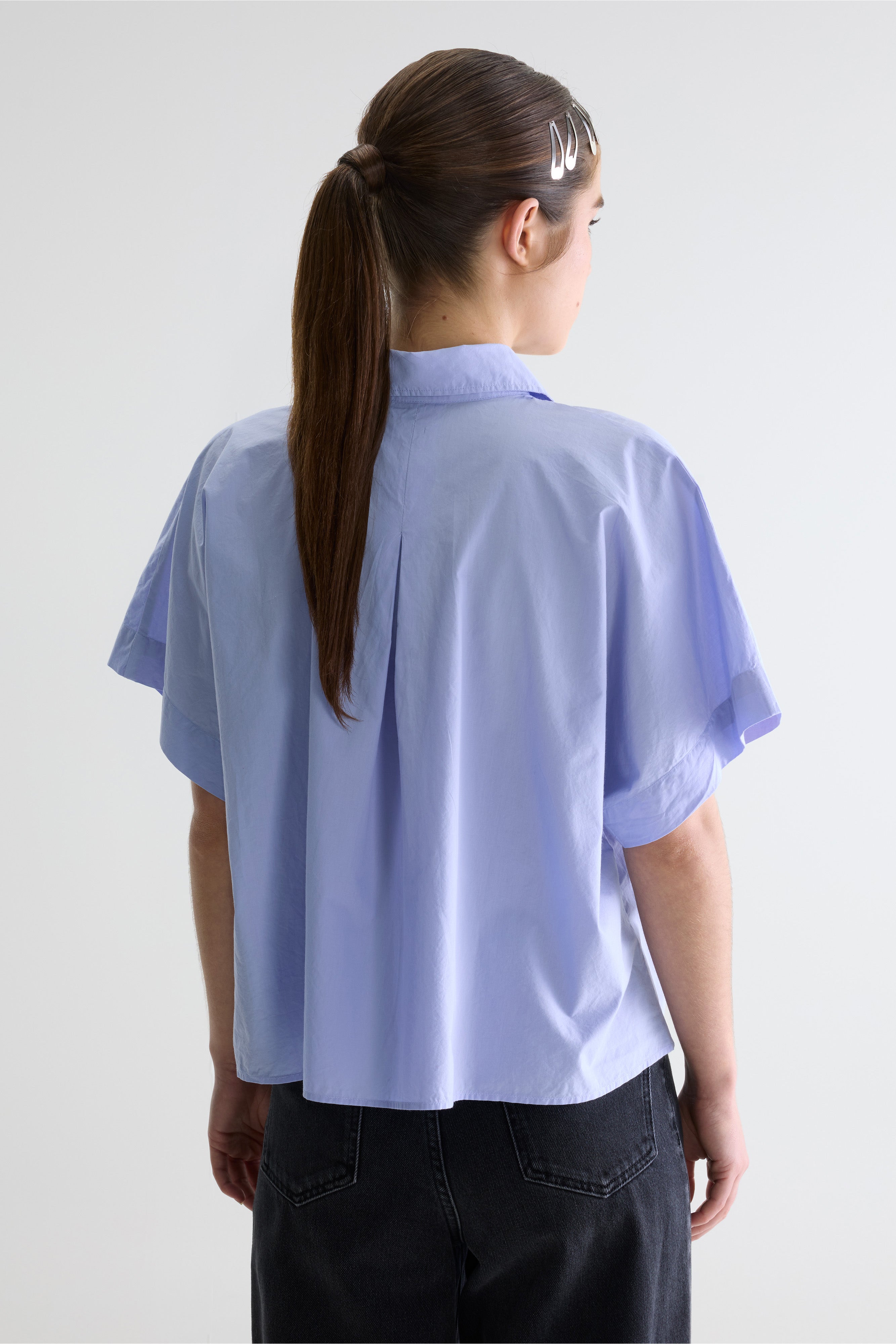 Coral tie-up blouse (261 / W / LAVENDER)