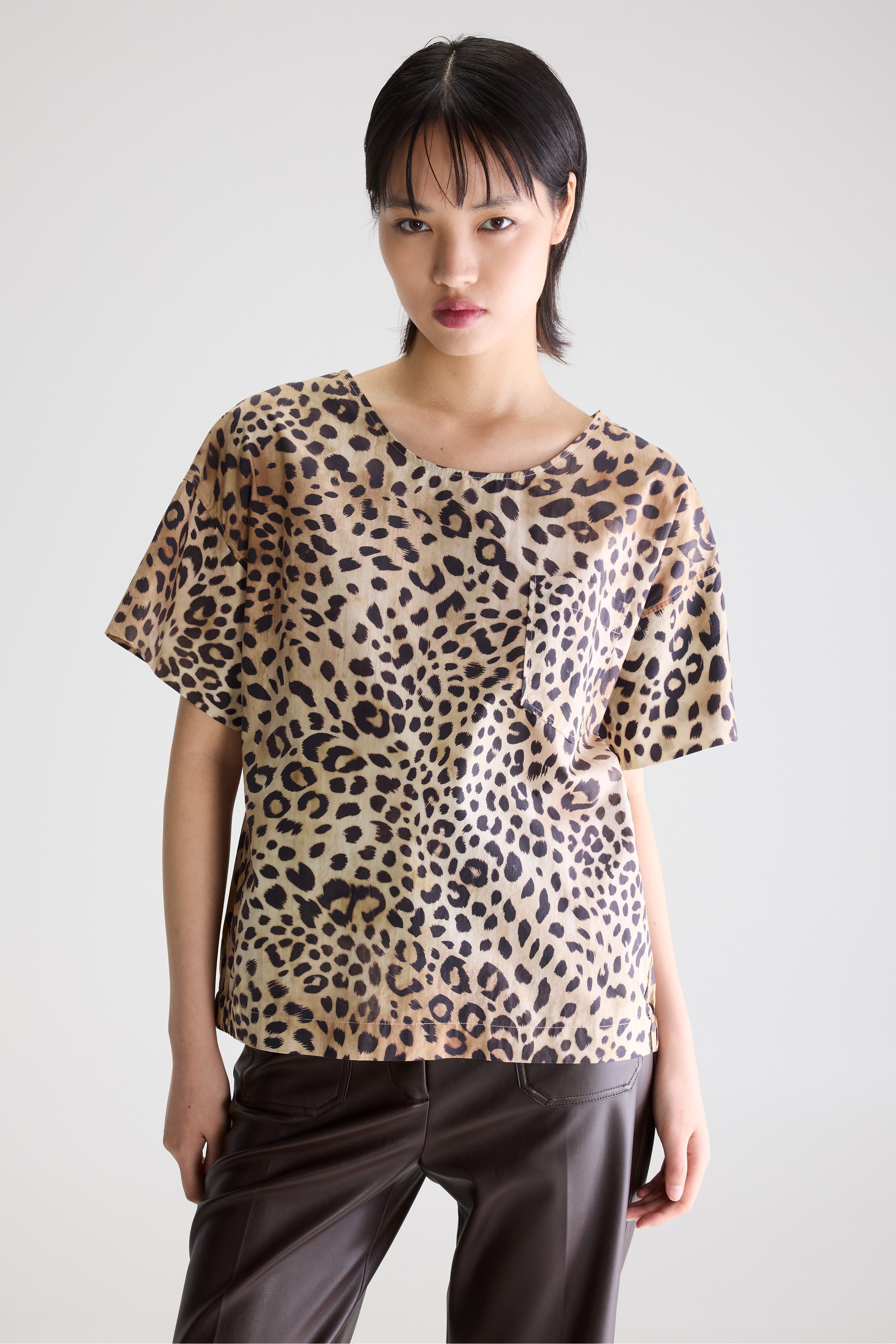 Soleil short sleeve blouse (261 / W / COMBO A)