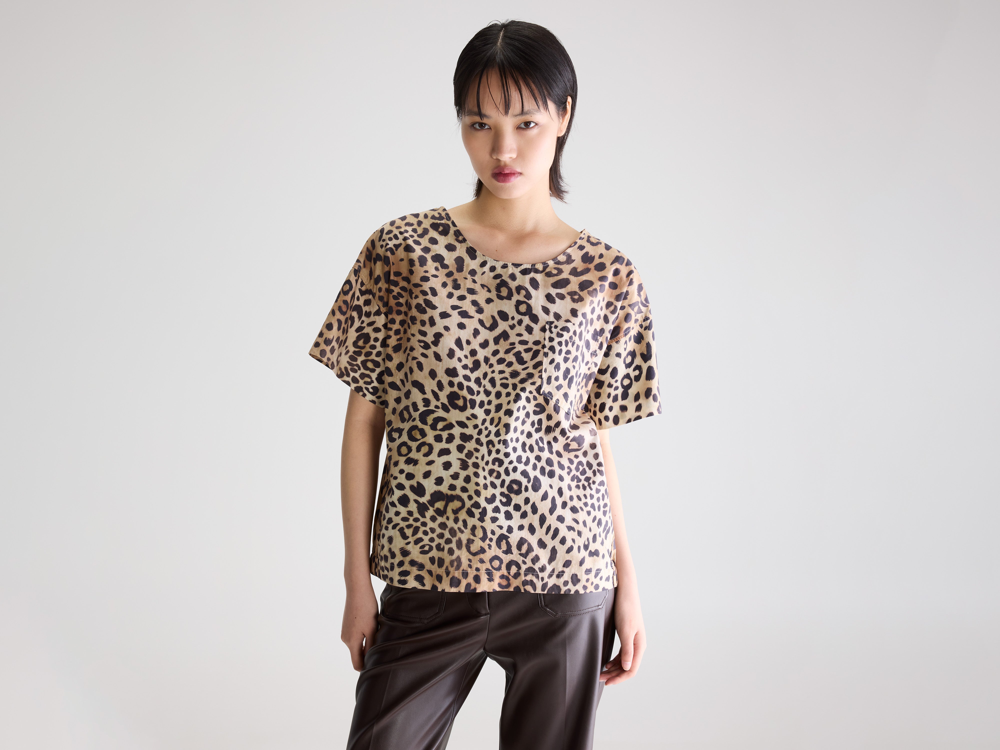 Soleil short sleeve blouse (261 / W / COMBO A)