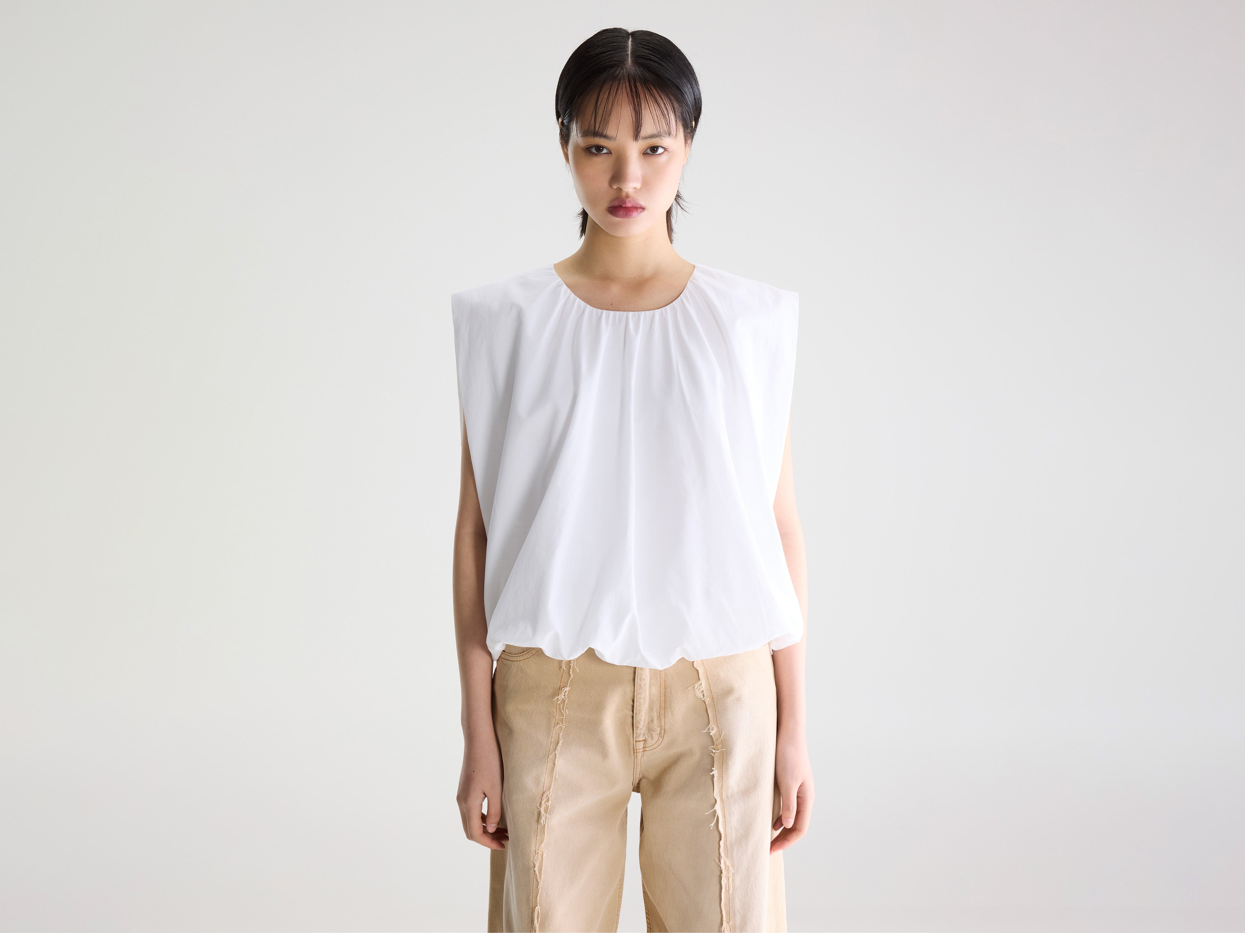 Blouse ballon Giada (261 / W / WHITE)