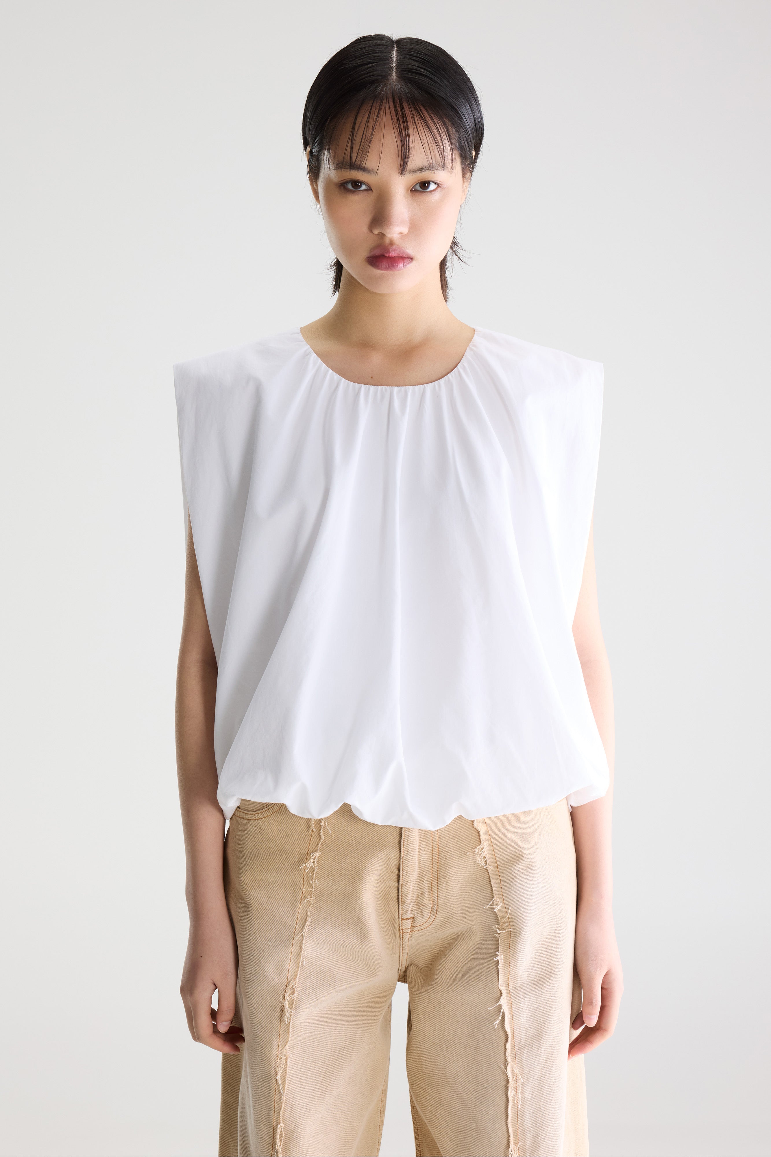 Blouse Ballon Giada - White Pour Femme | Bellerose