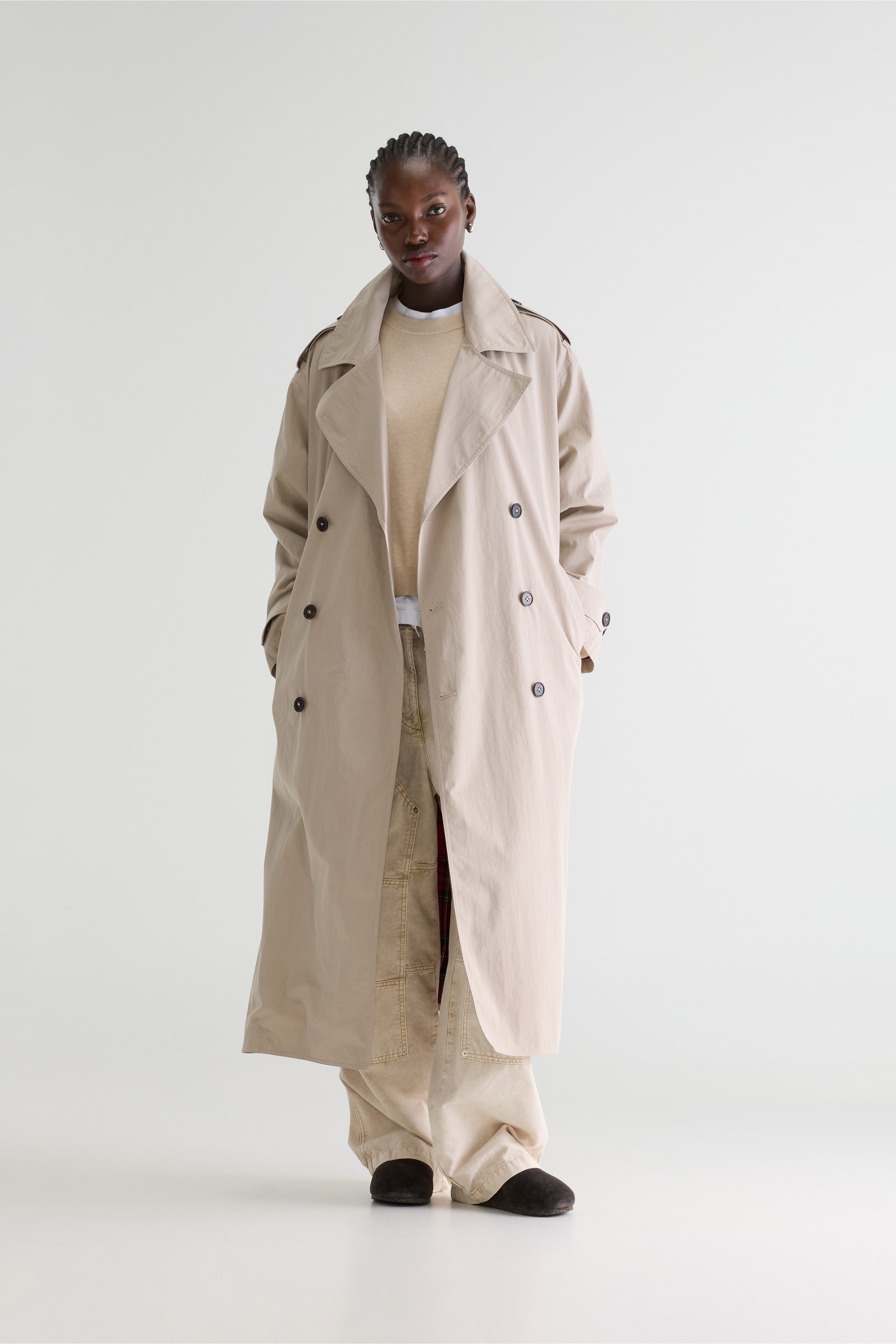 Hamy Trench Coat - Brume For Women | Bellerose