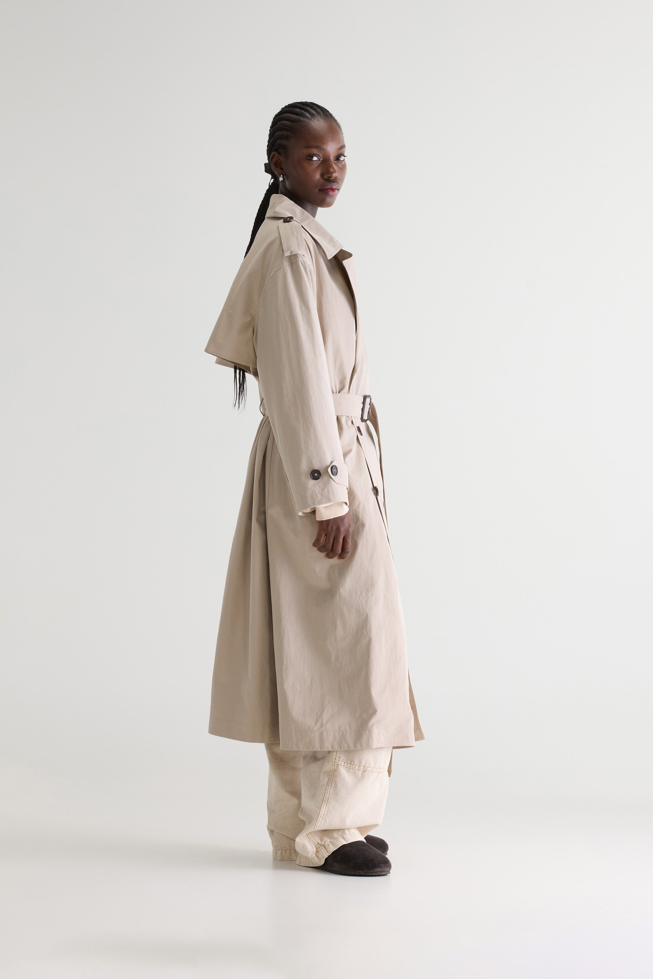 Hamy trench coat (261 / W / BRUME)
