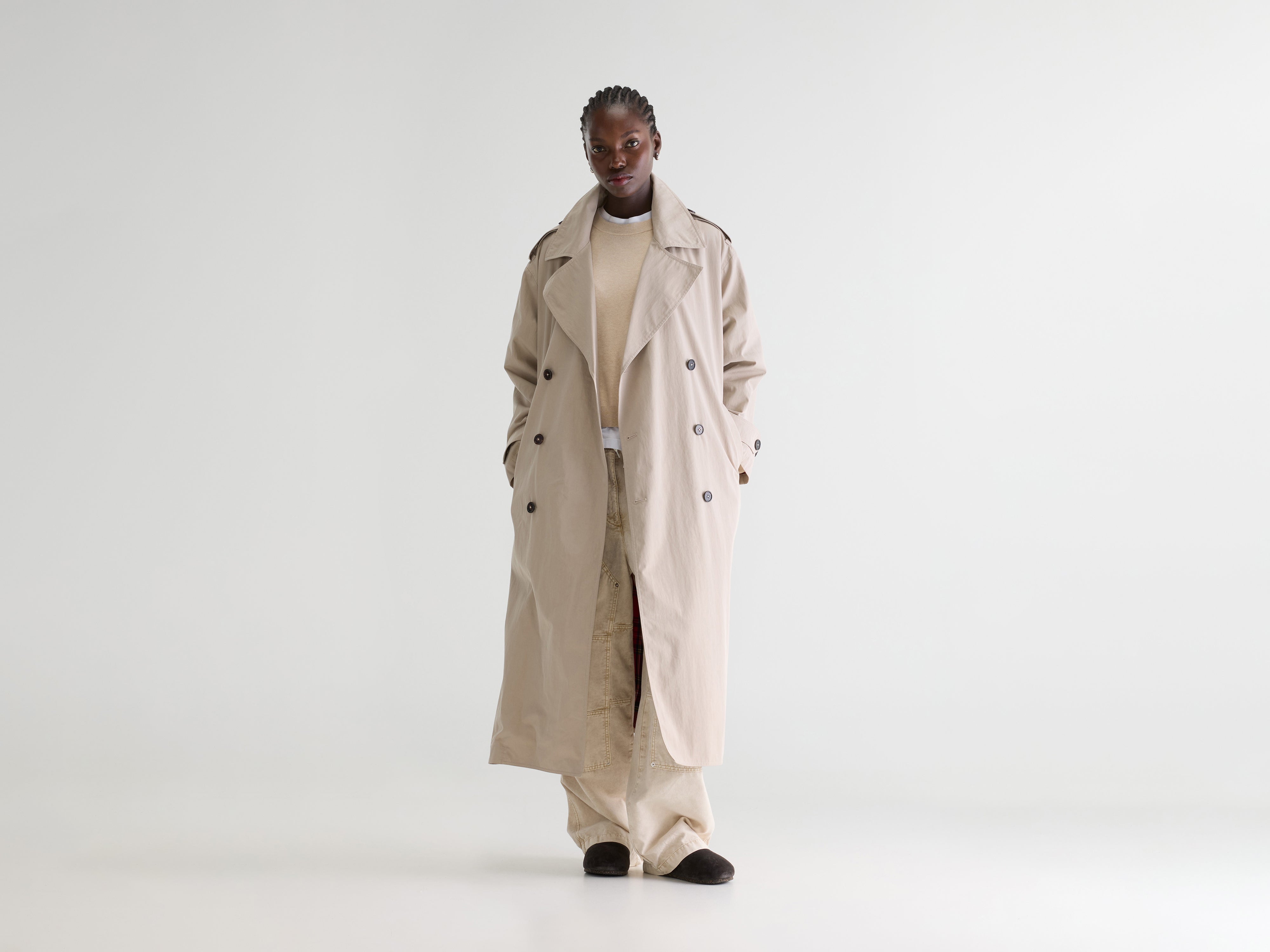 Hamy trench coat (261 / W / BRUME)