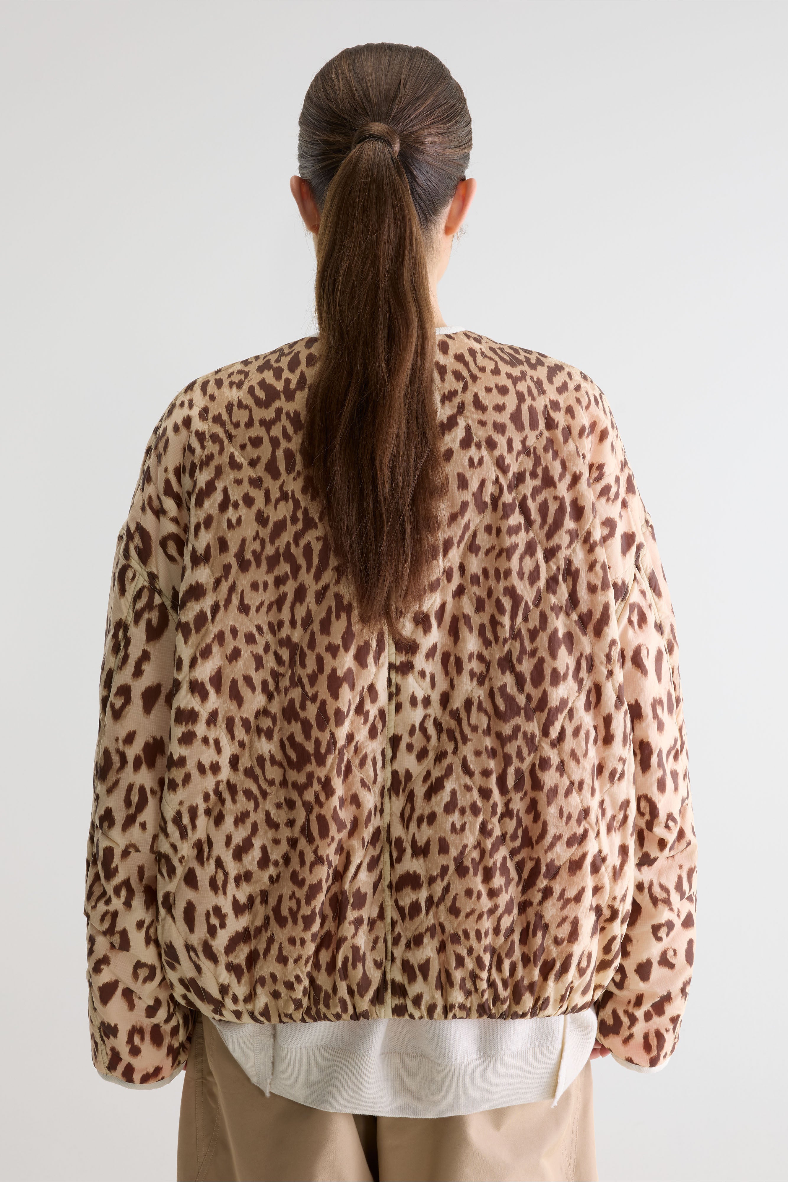 Highland leopard-print jacket (261 / W / COMBO A)