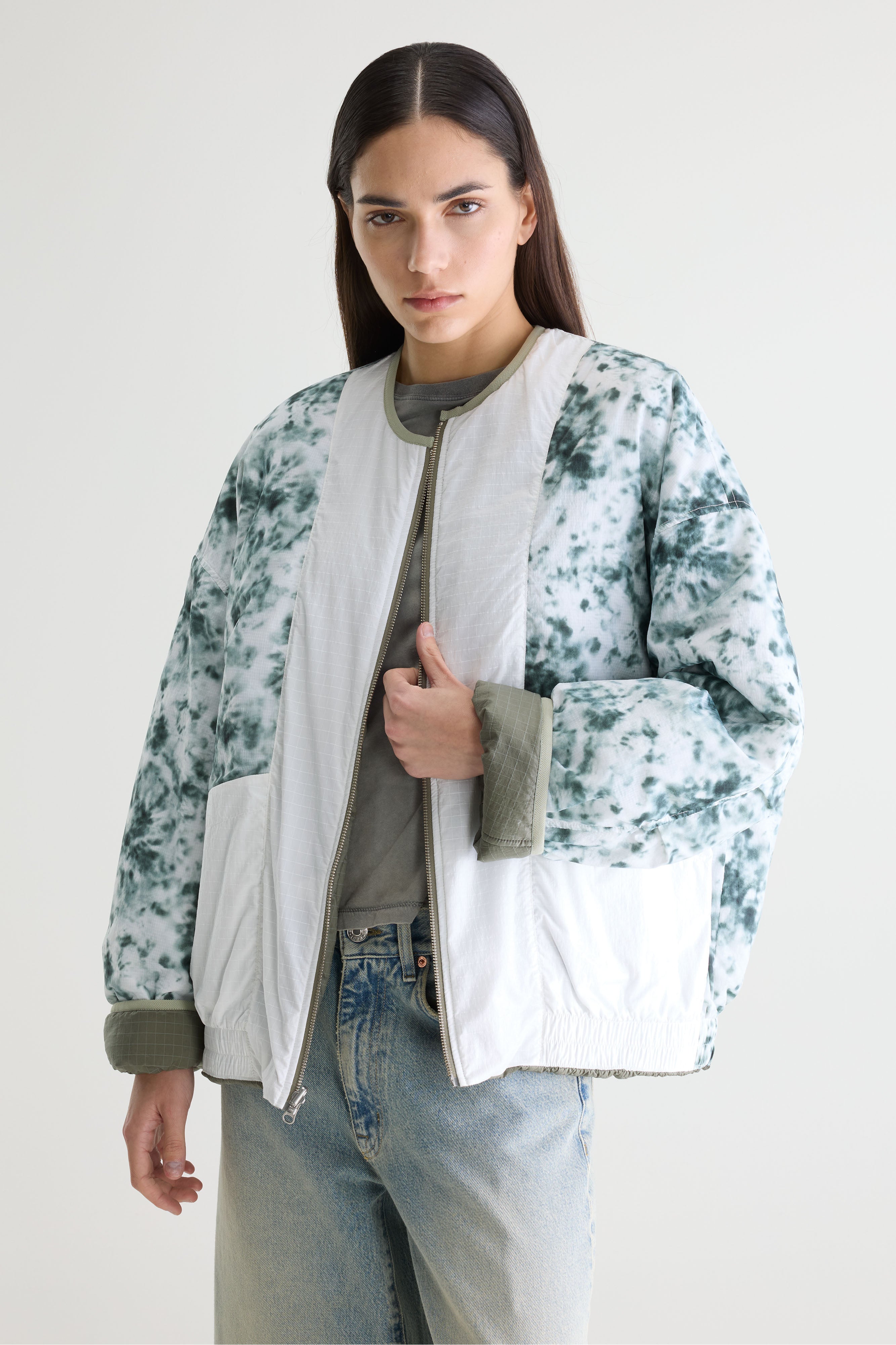 Highland quilted jacket (261 / W / THYM)