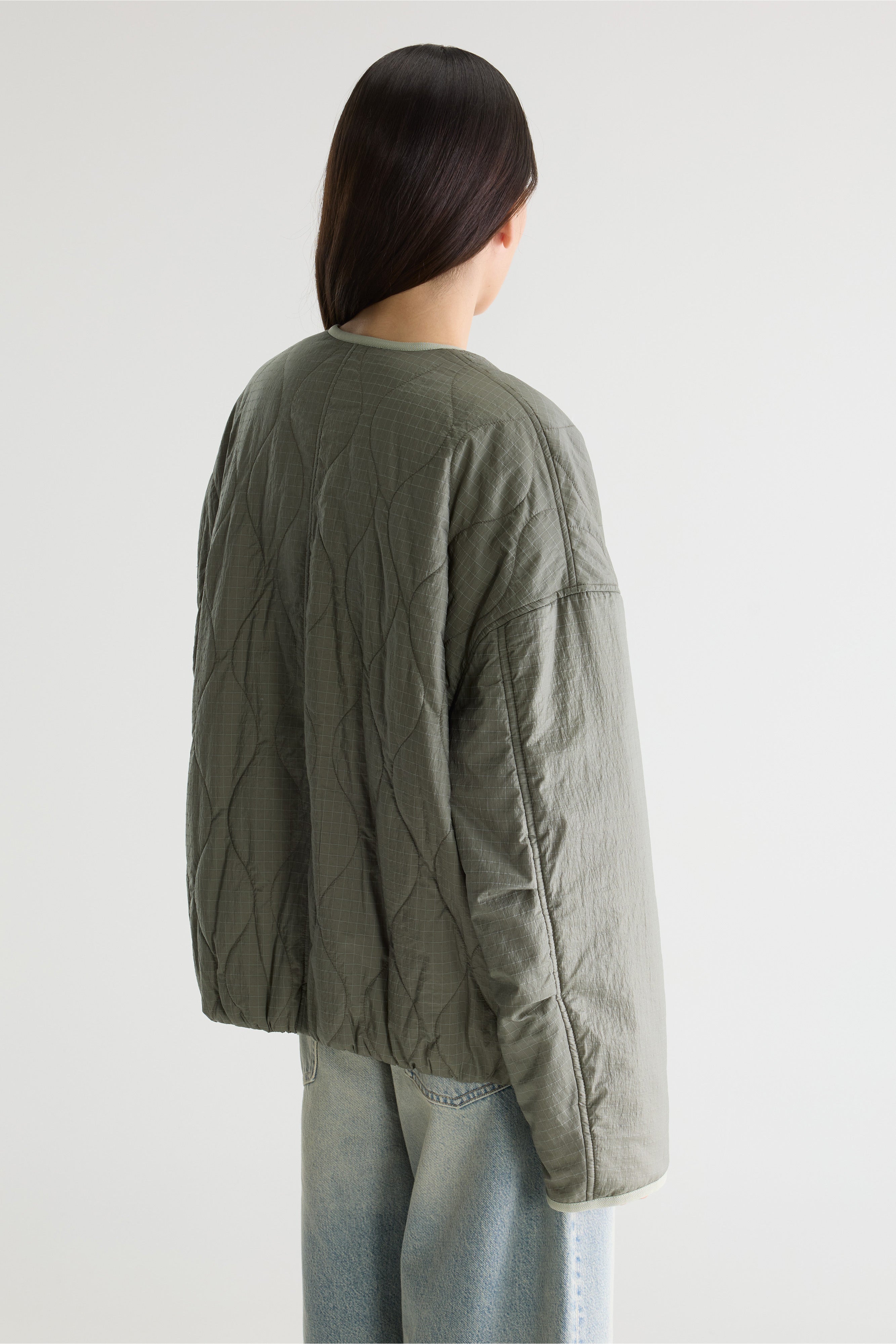 Highland quilted jacket (261 / W / THYM)
