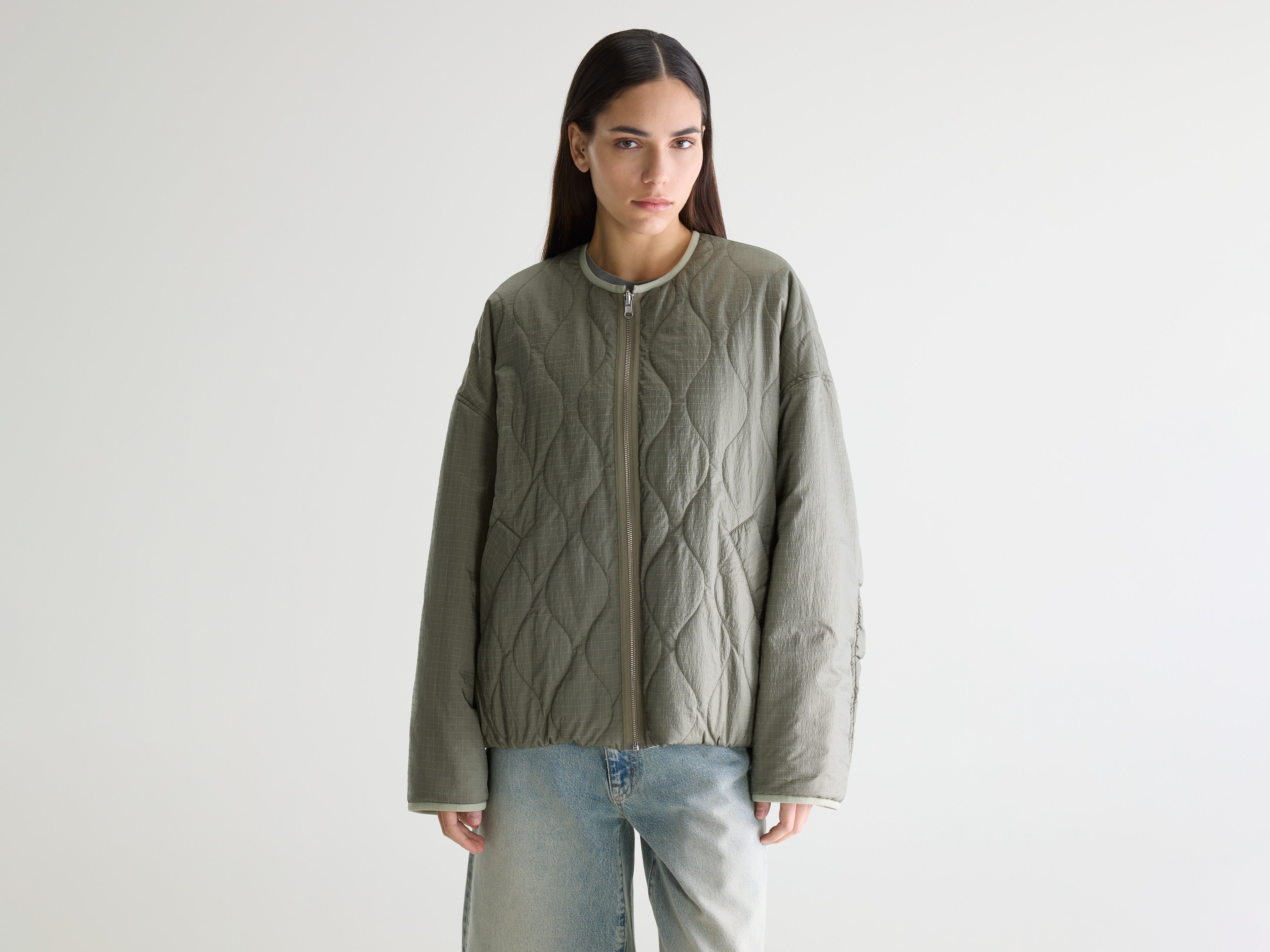 Highland quilted jacket (261 / W / THYM)