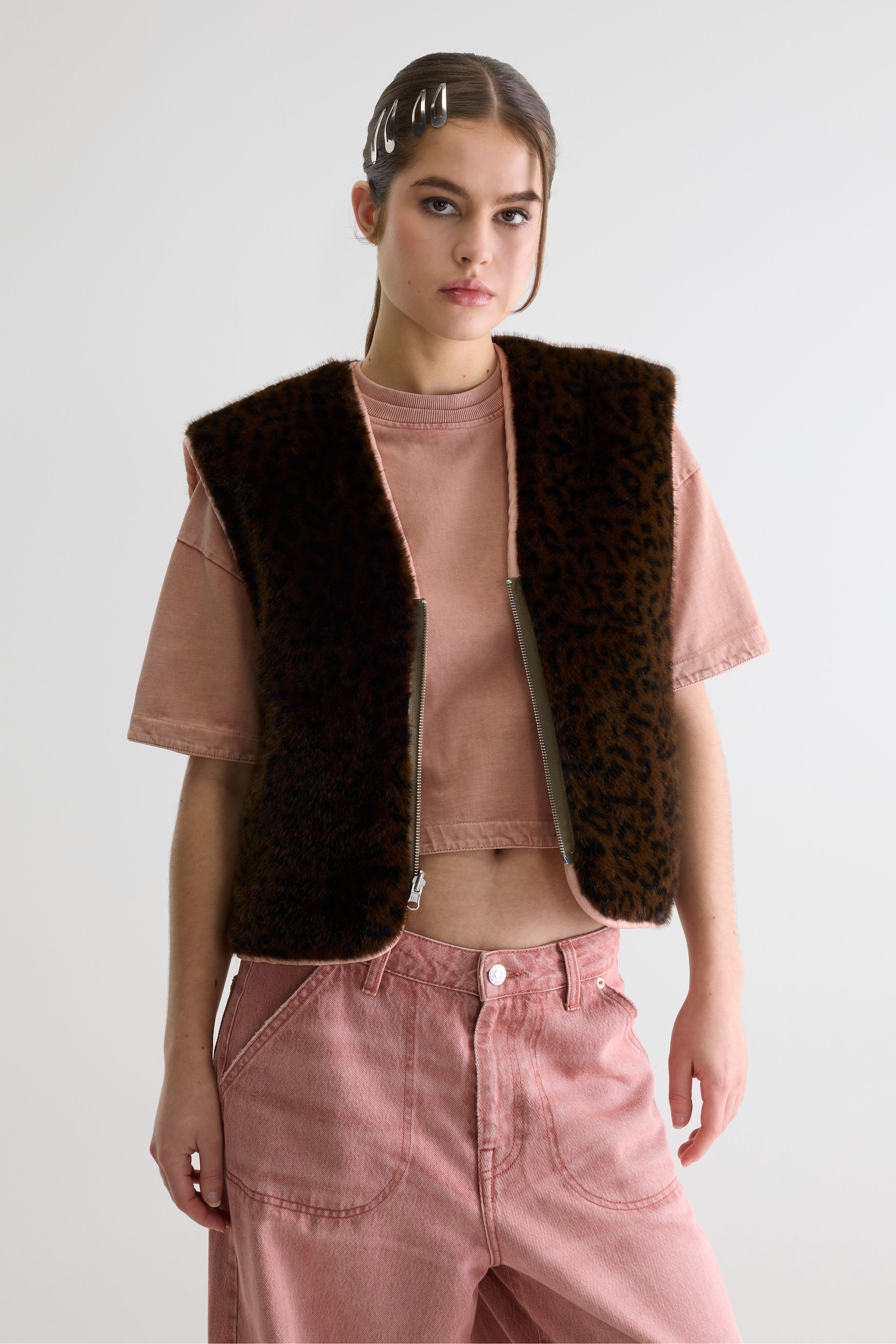 Joannie sleeveless jacket (261 / W / BABE)