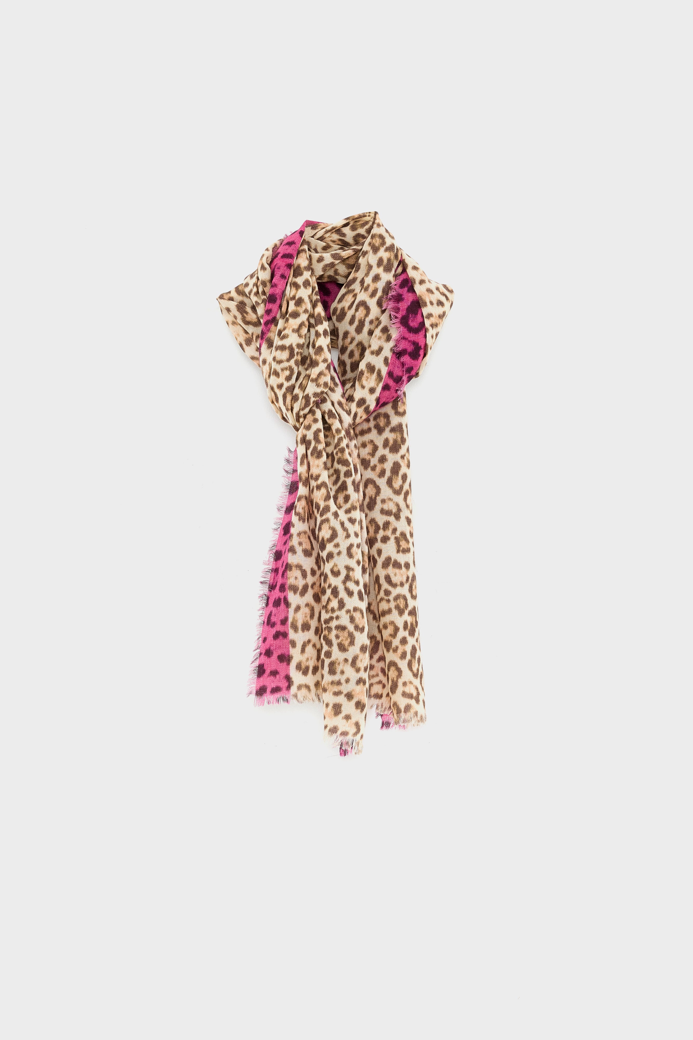 Sowo leopard-print scarf (261 / W / DISPLAY A)