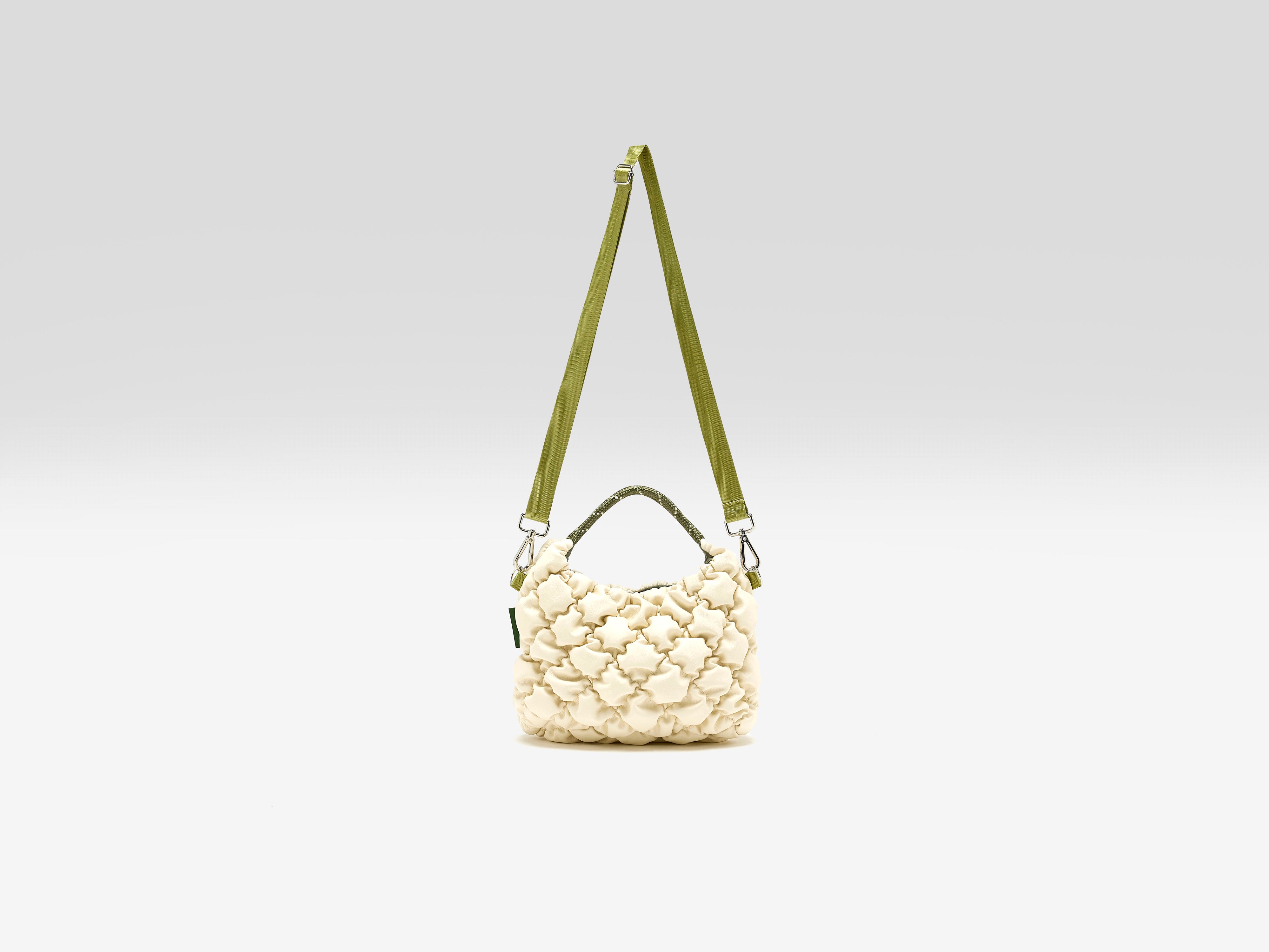 Helcro padded shoulder bag (261 / W / CREAM)