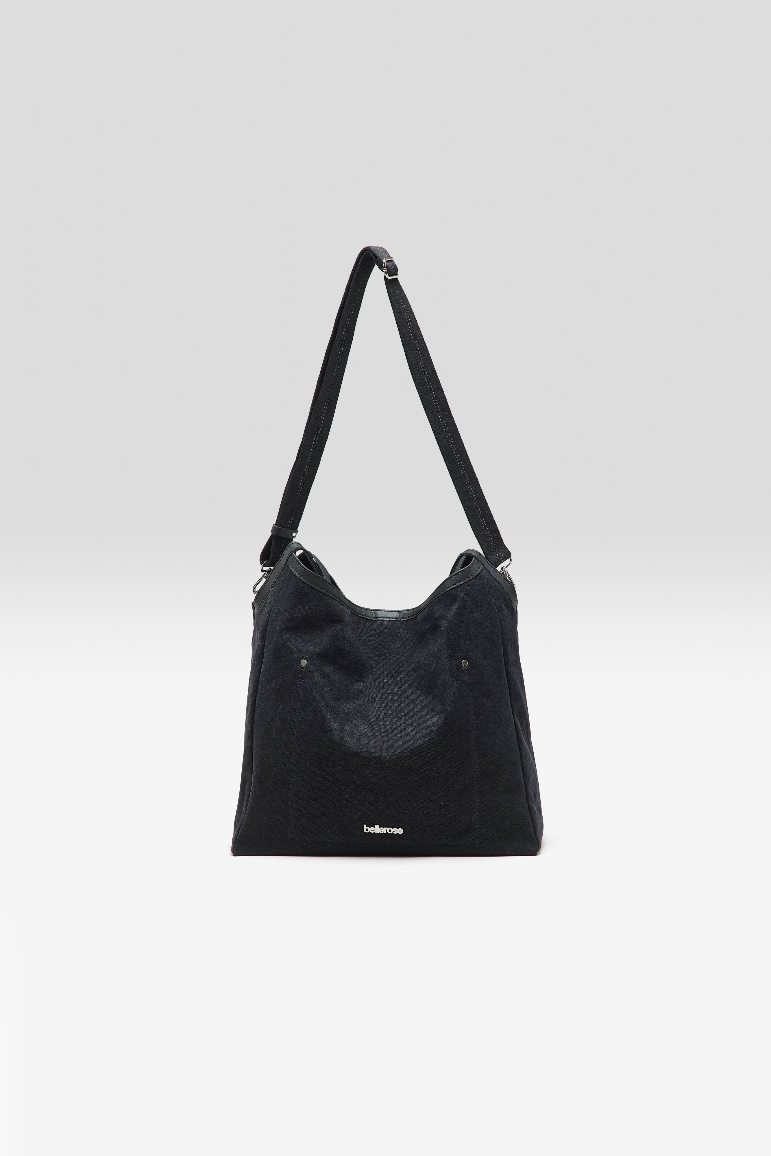 Singa canvas handtas (261 / W / BLACK)
