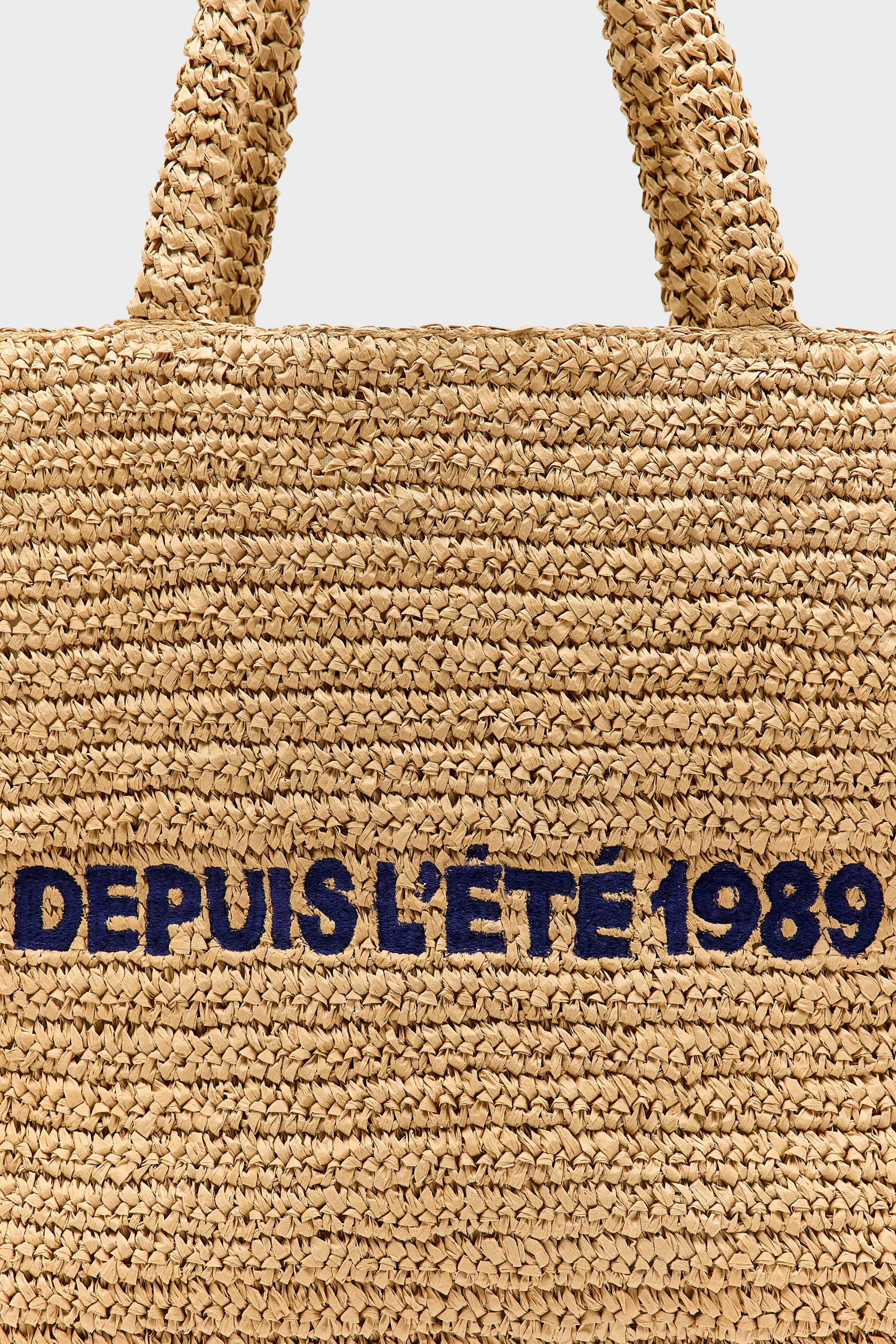 Itop straw shopping bag (261 / W / NATURAL)
