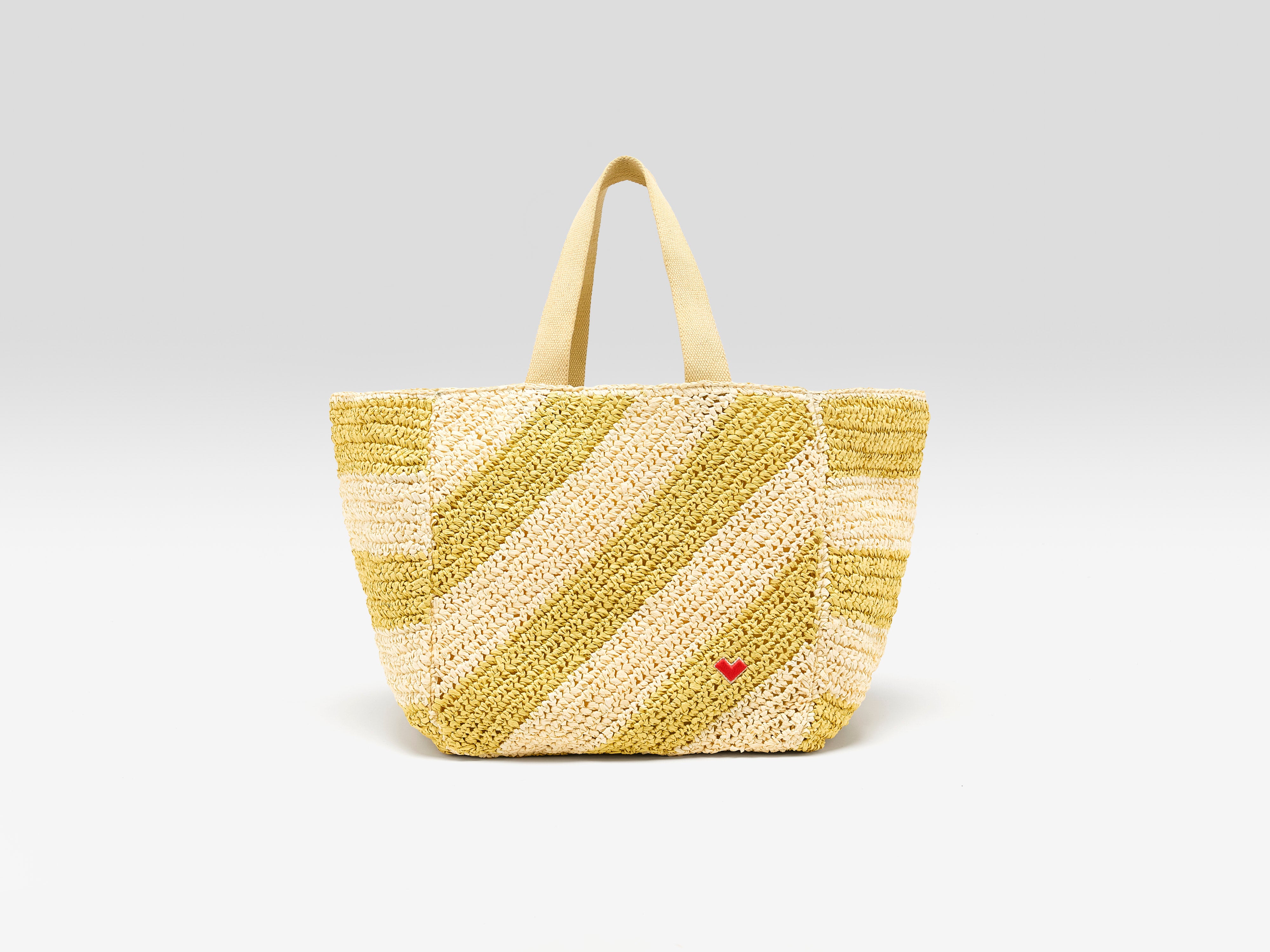 Ibias large handbag (261 / W / STRIPE A)