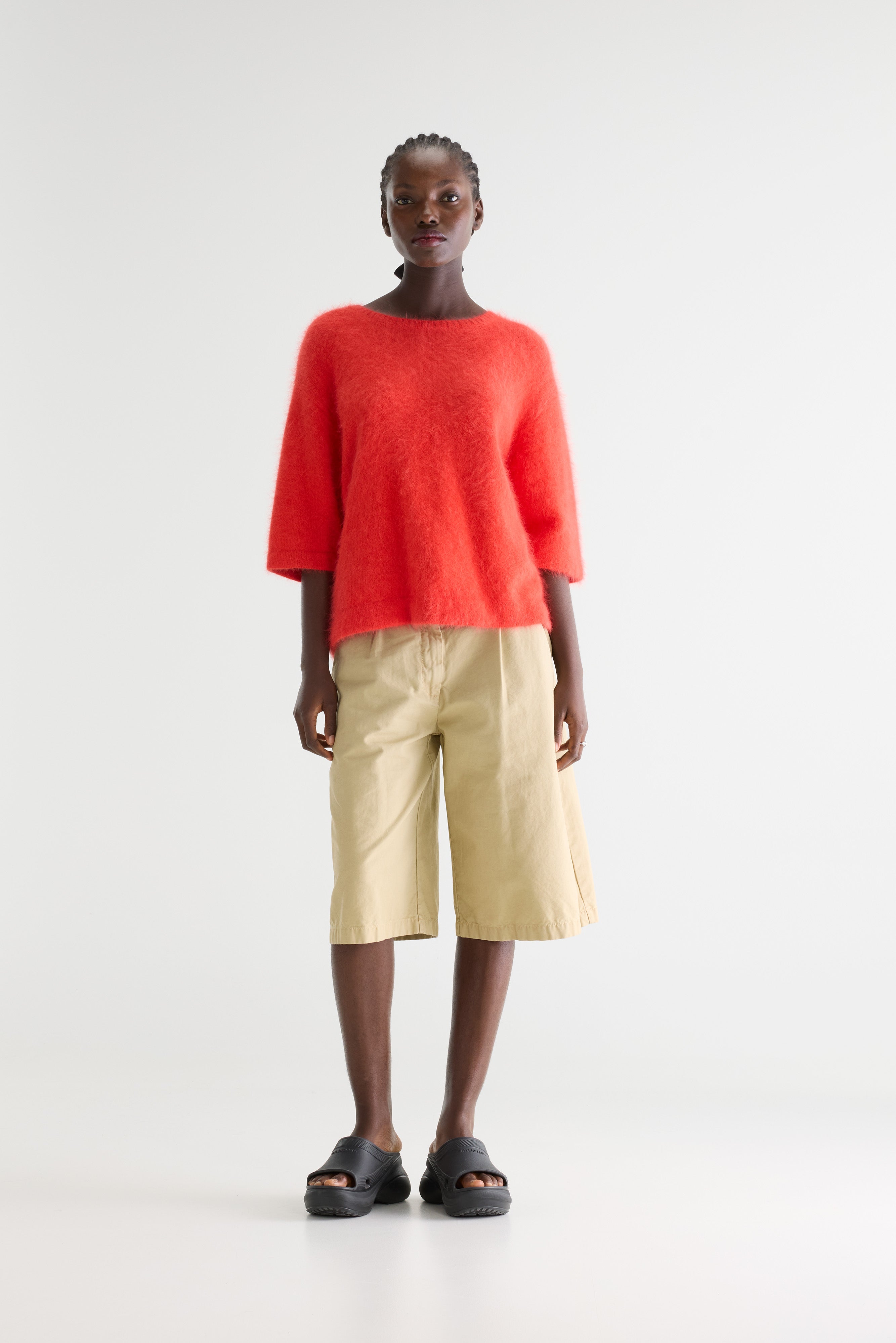 Dime angora-blend sweater (261 / W / SALSA)