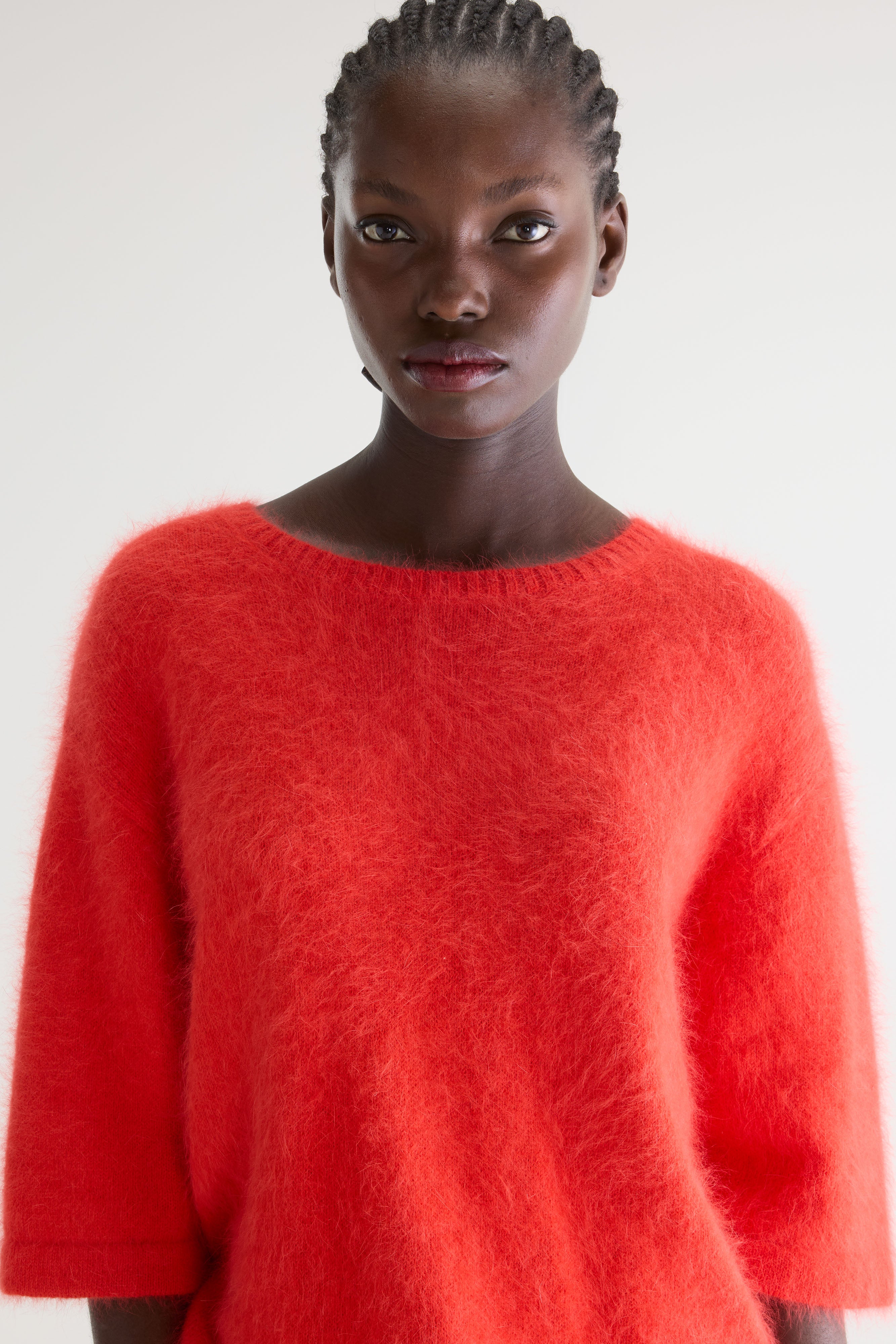 Dime angora-blend sweater (261 / W / SALSA)
