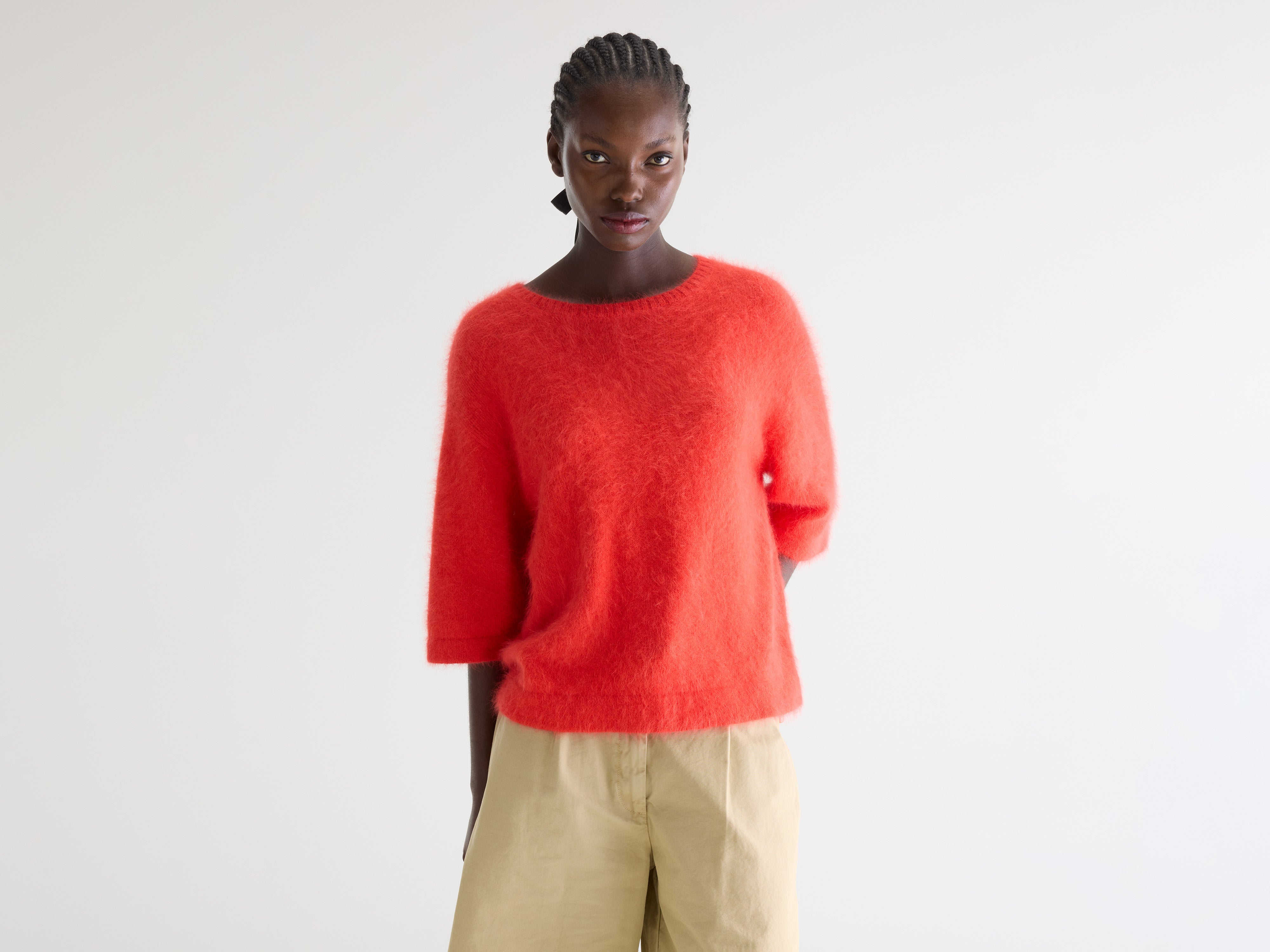 Dime angora-blend sweater (261 / W / SALSA)