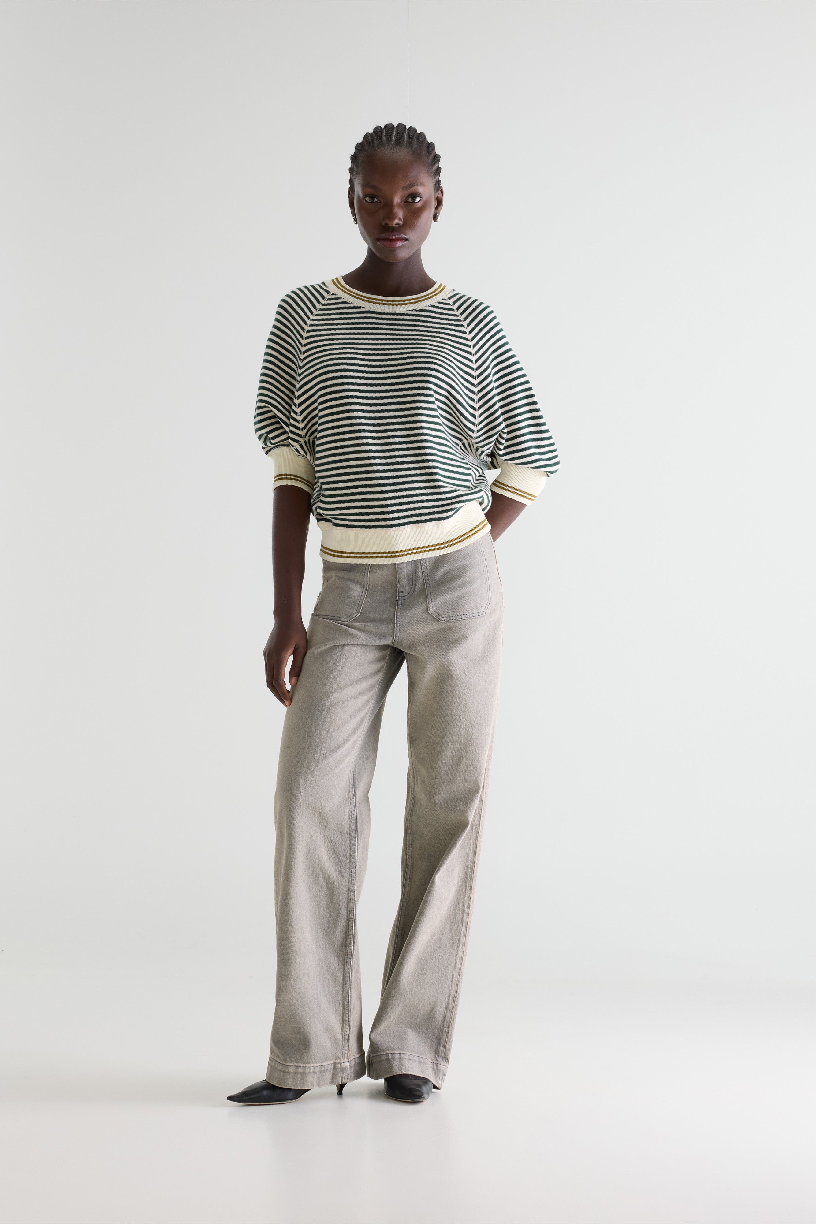 Anglet crewneck sweater (261 / W / STRIPE A)