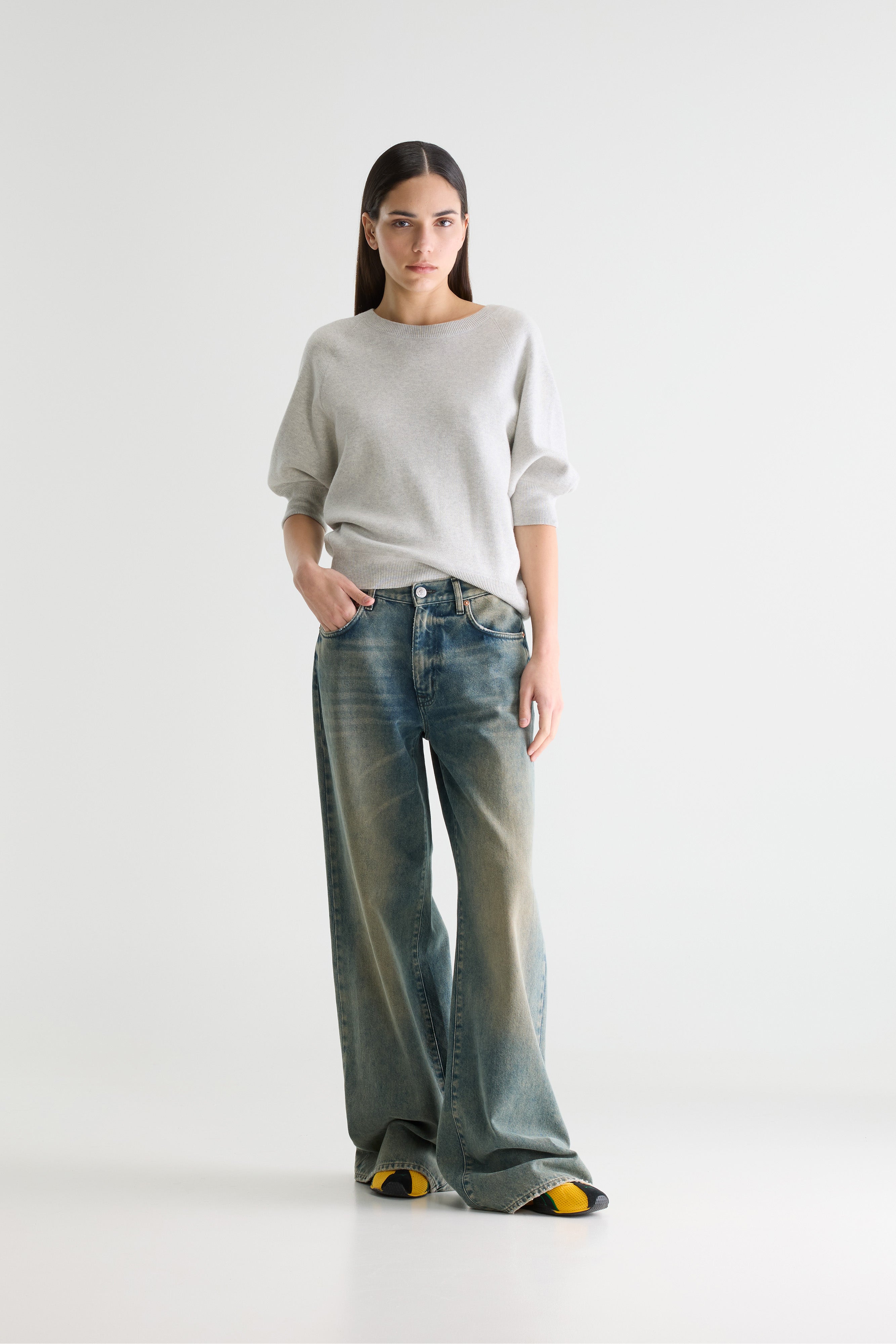 Anglet crewneck sweater (261 / W / OYSTER)