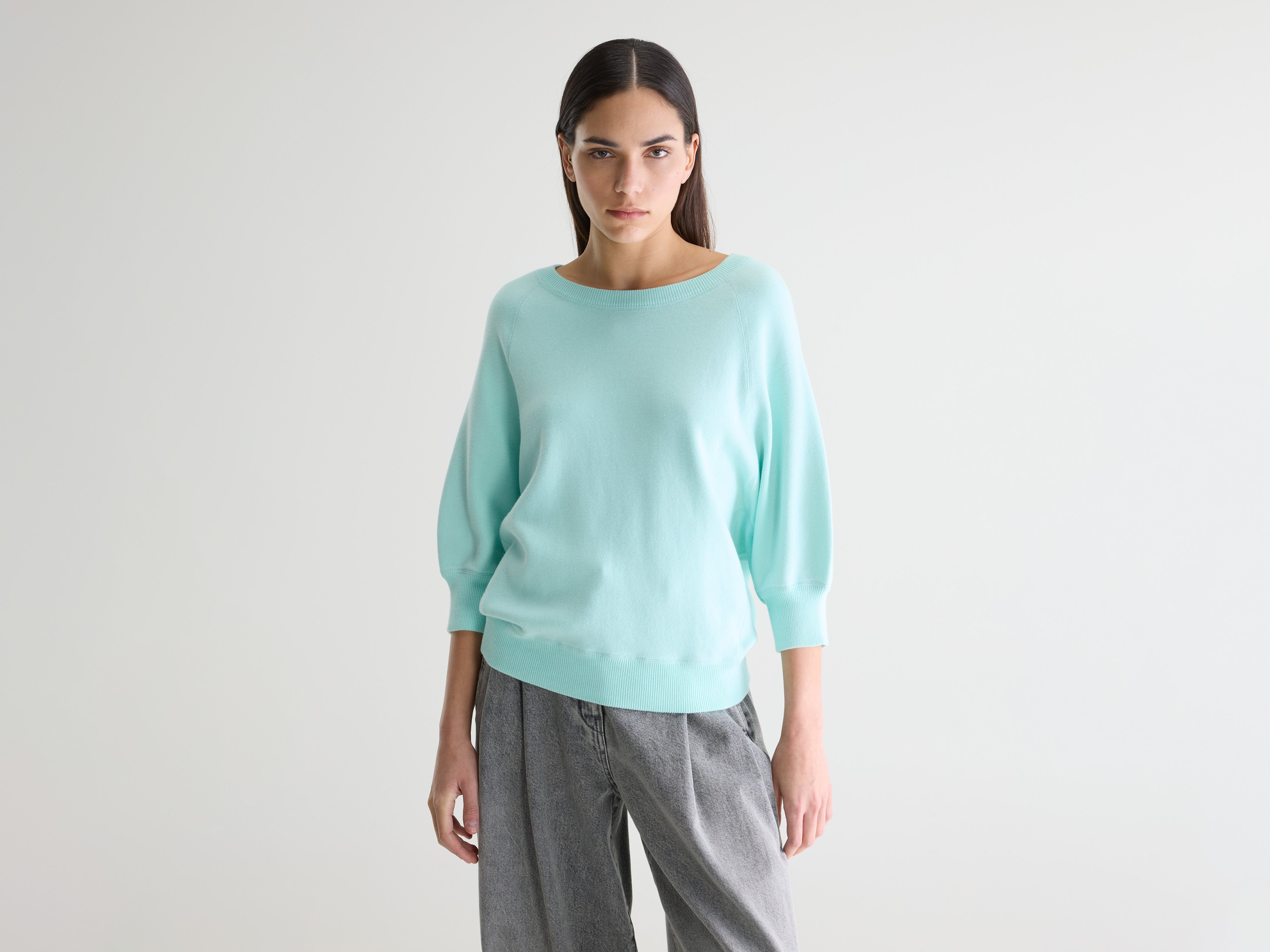 Anglet crewneck sweater (261 / W / ICEBERG)
