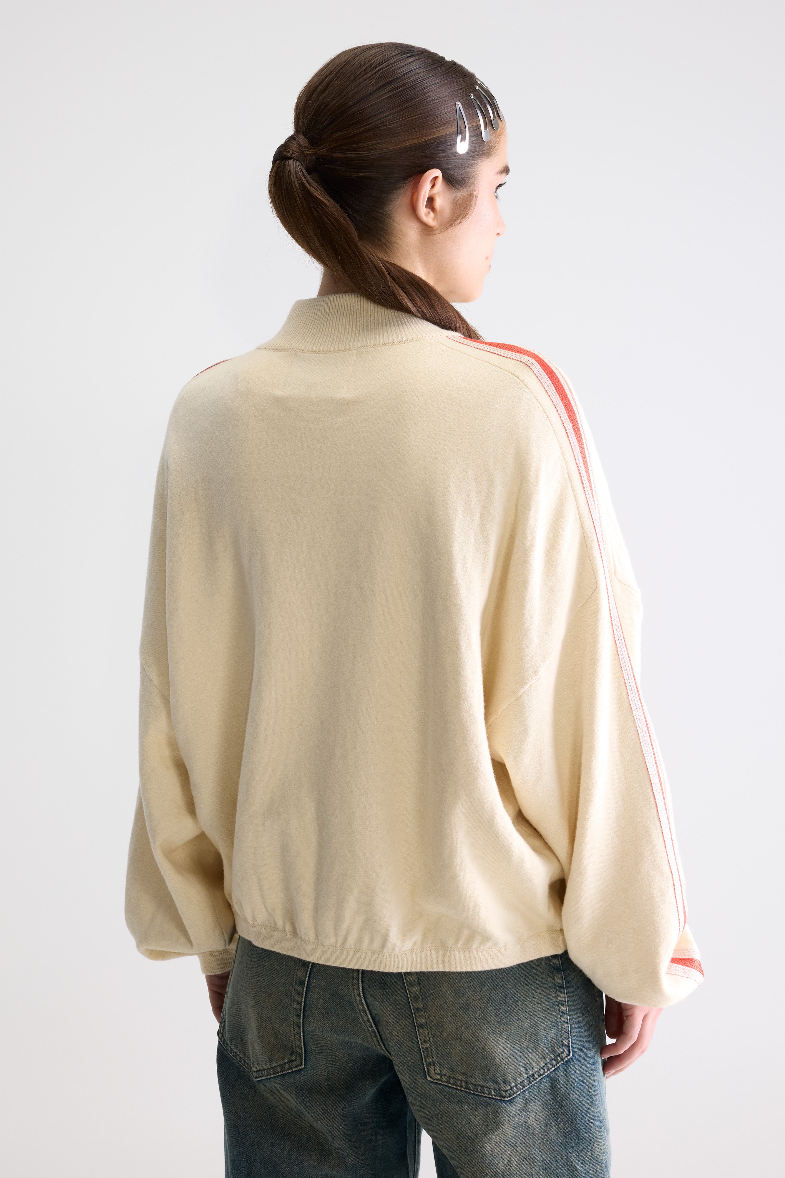 Gerta cardigan met ritssluiting (261 / W / MILKY WAY)