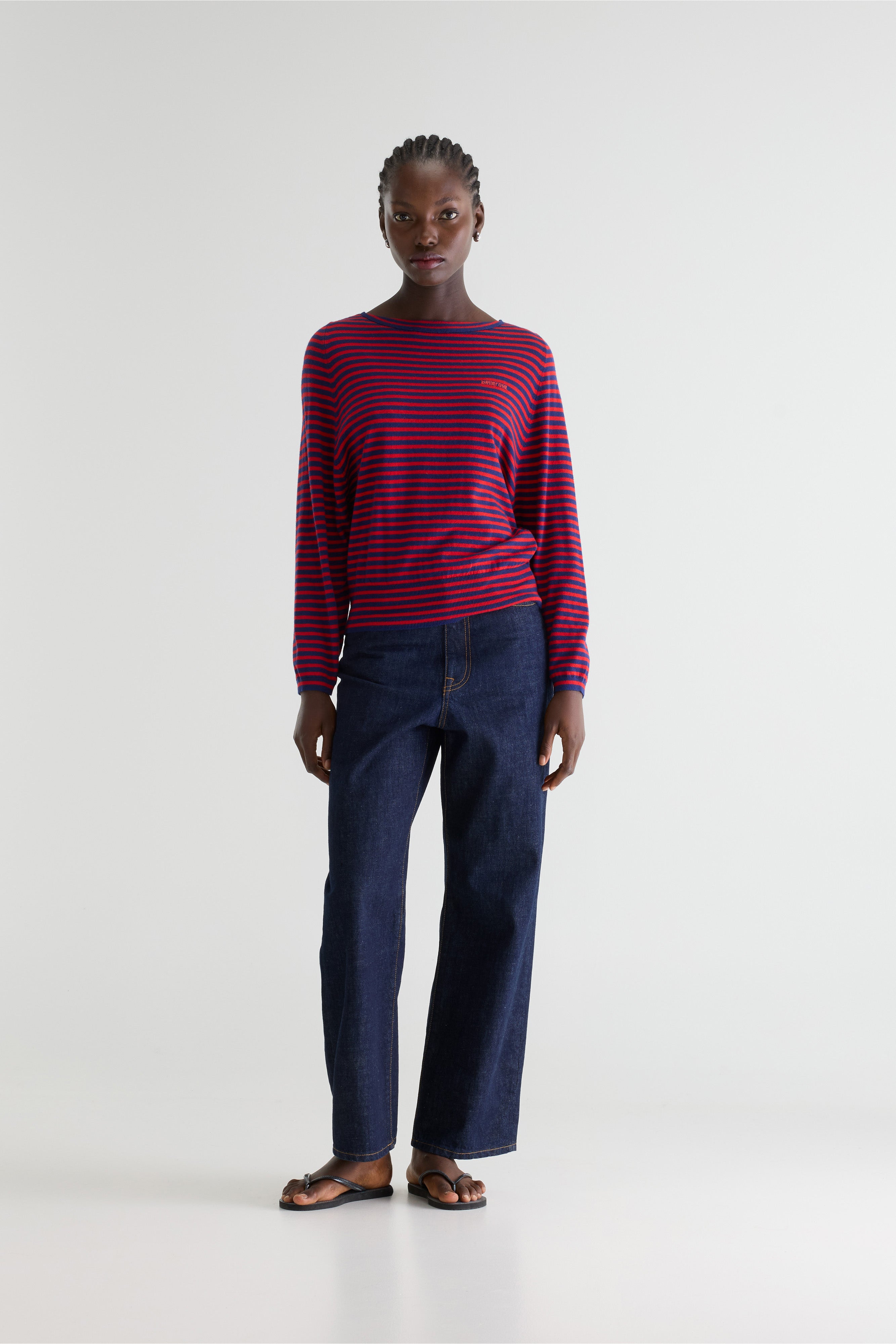 Geros relaxed sweater (261 / W / STRIPE A)