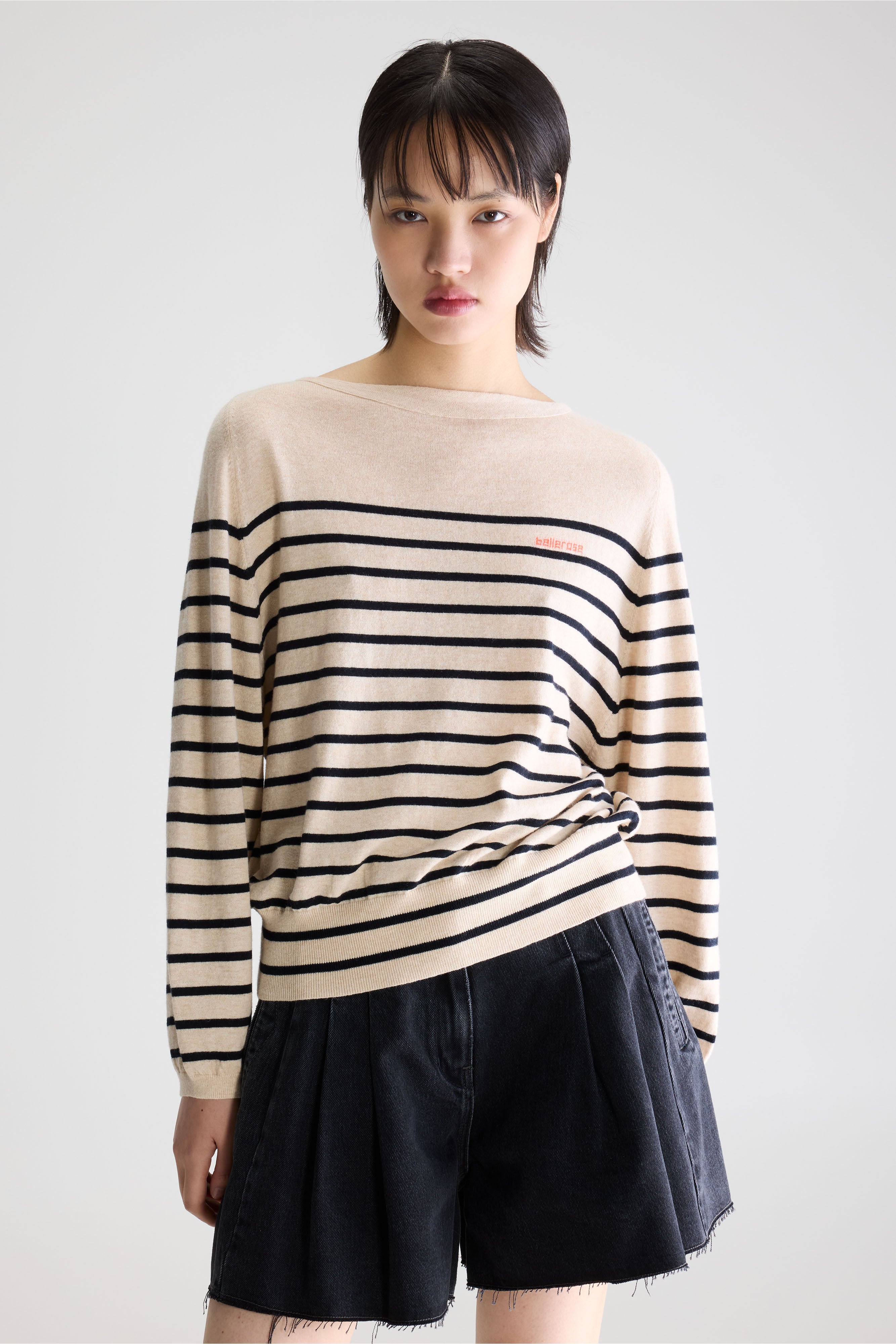 Geros relaxed sweater (261 / W / STRIPE B)