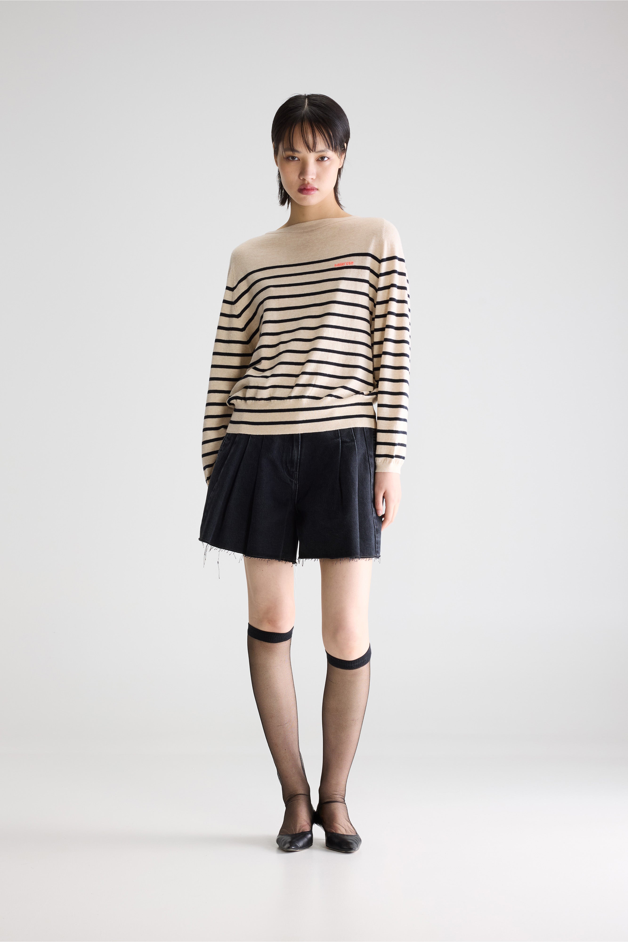Geros relaxed sweater (261 / W / STRIPE B)
